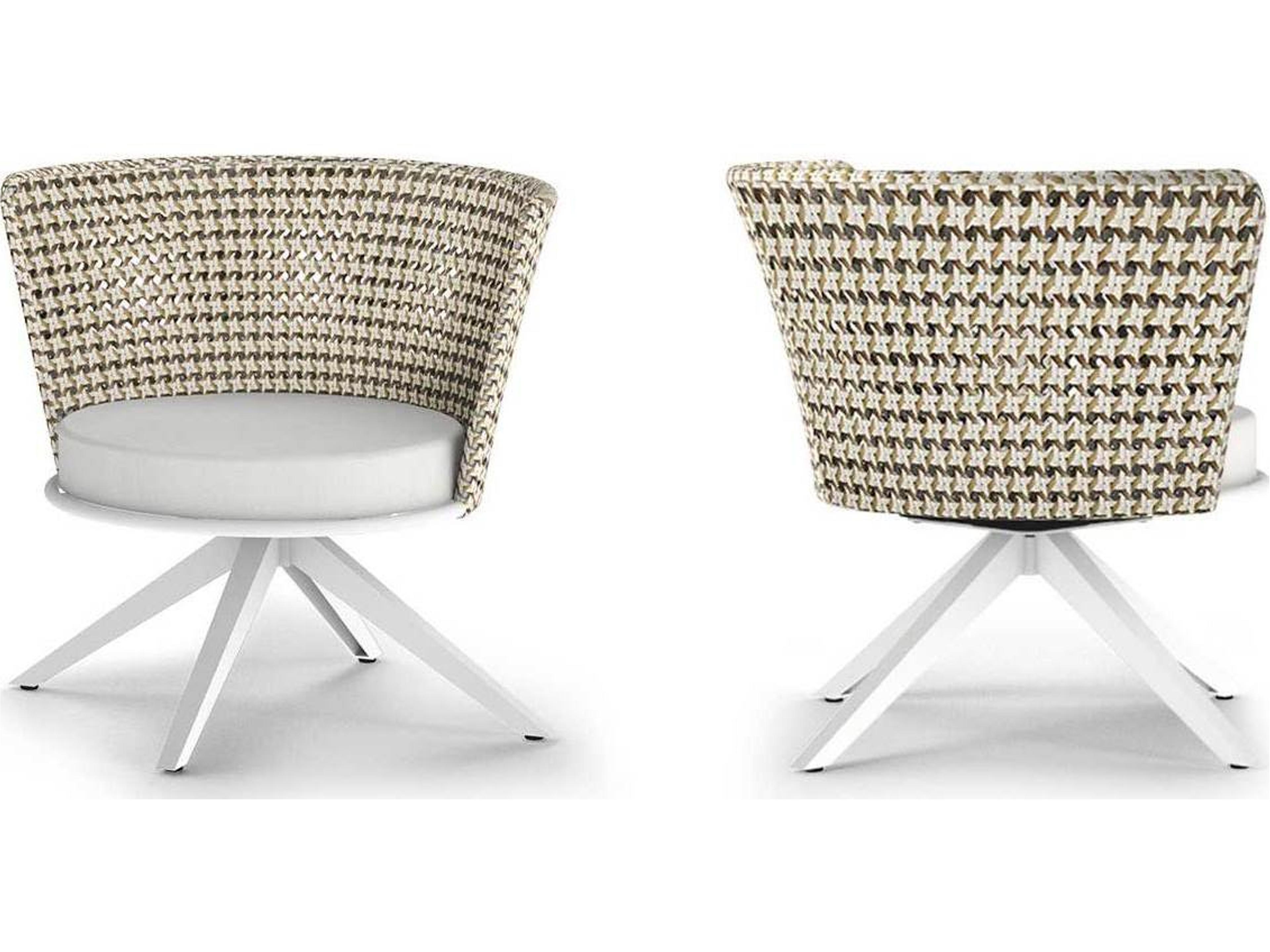 MamaGreen Daisy Mae Aluminum Wicker Swivel Outdoor Patio Lounge Chair