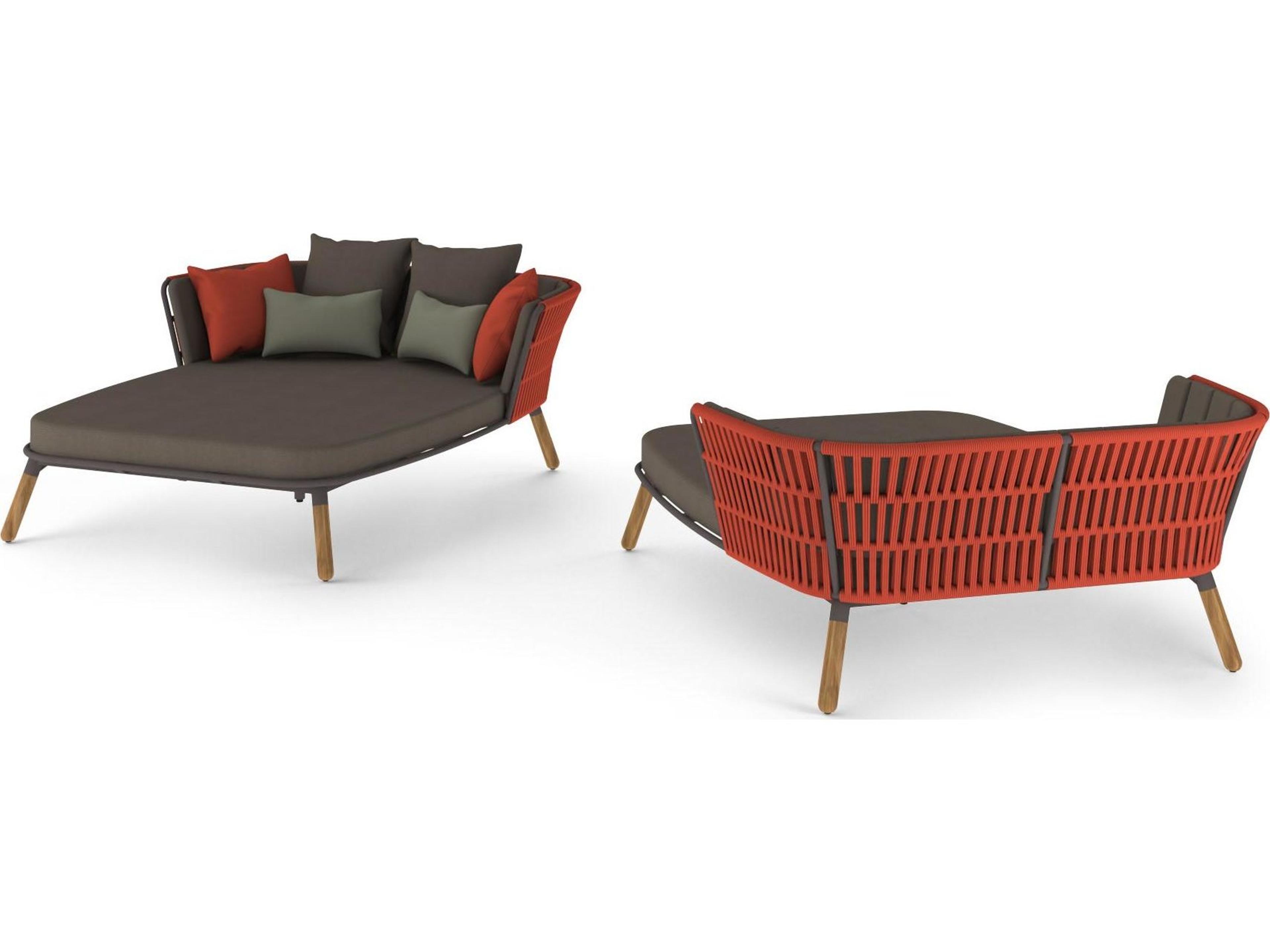 MamaGreen Daisy Rae Teak Rope Patio Daybed