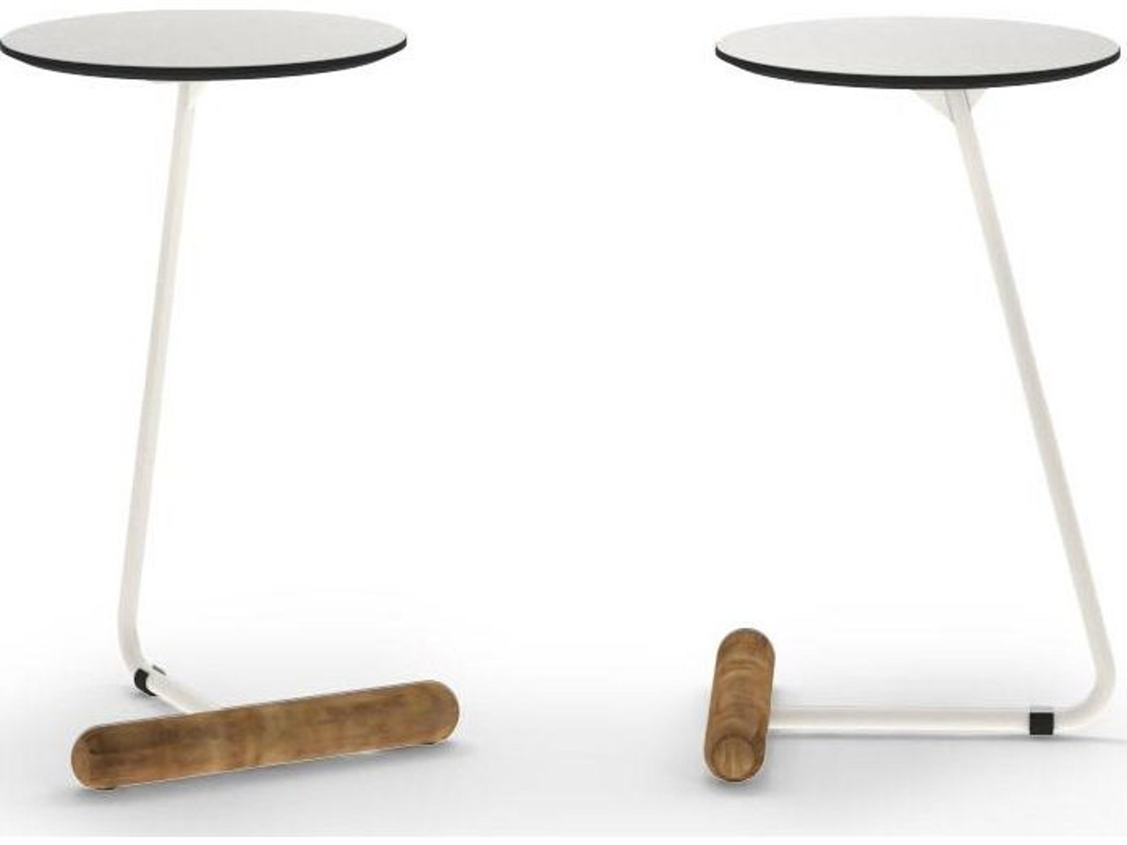 Daisy Round Outdoor End Table HPL Top