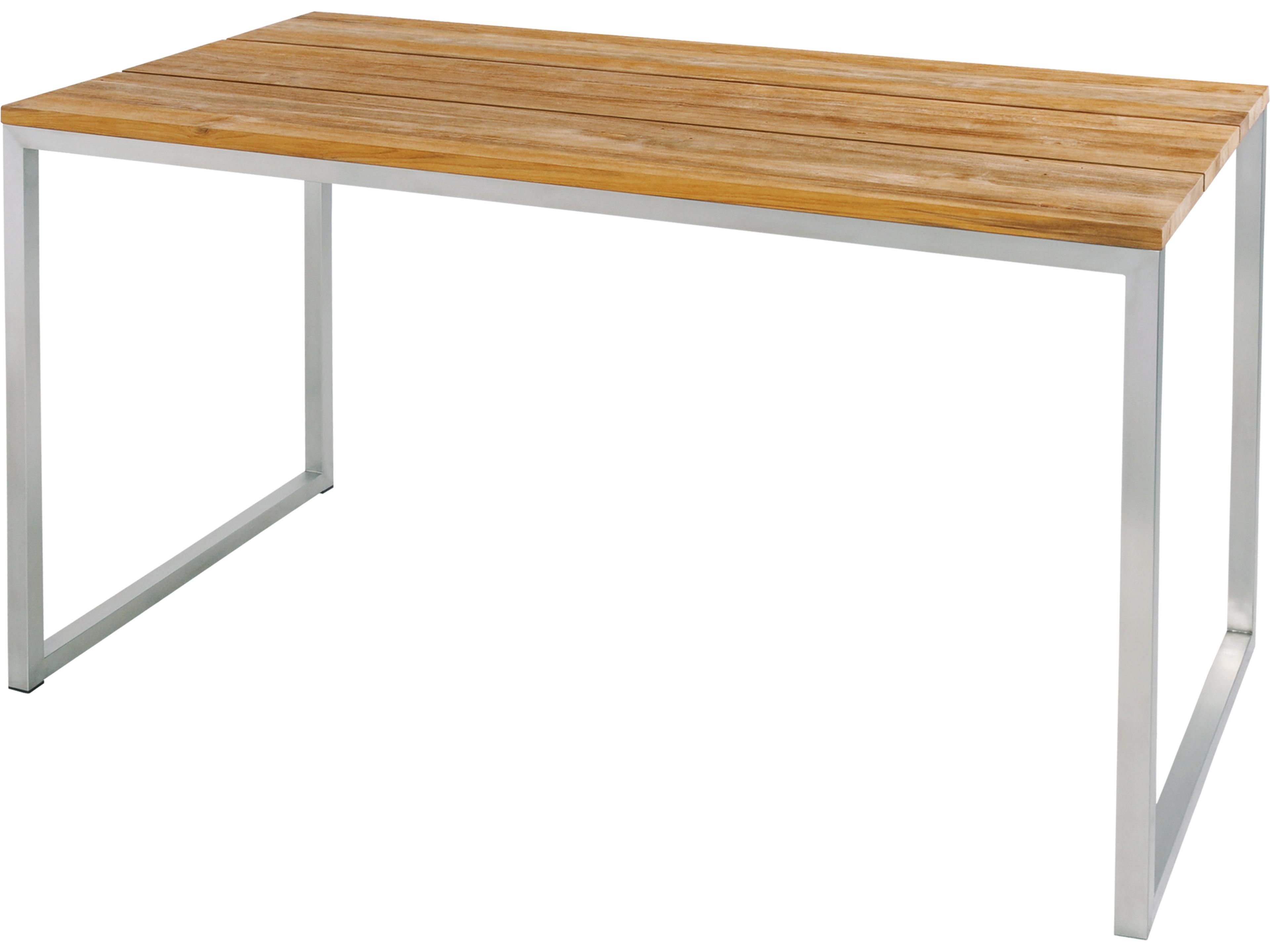 MamaGreen Oko Steel Rectangular Patio Bar Table