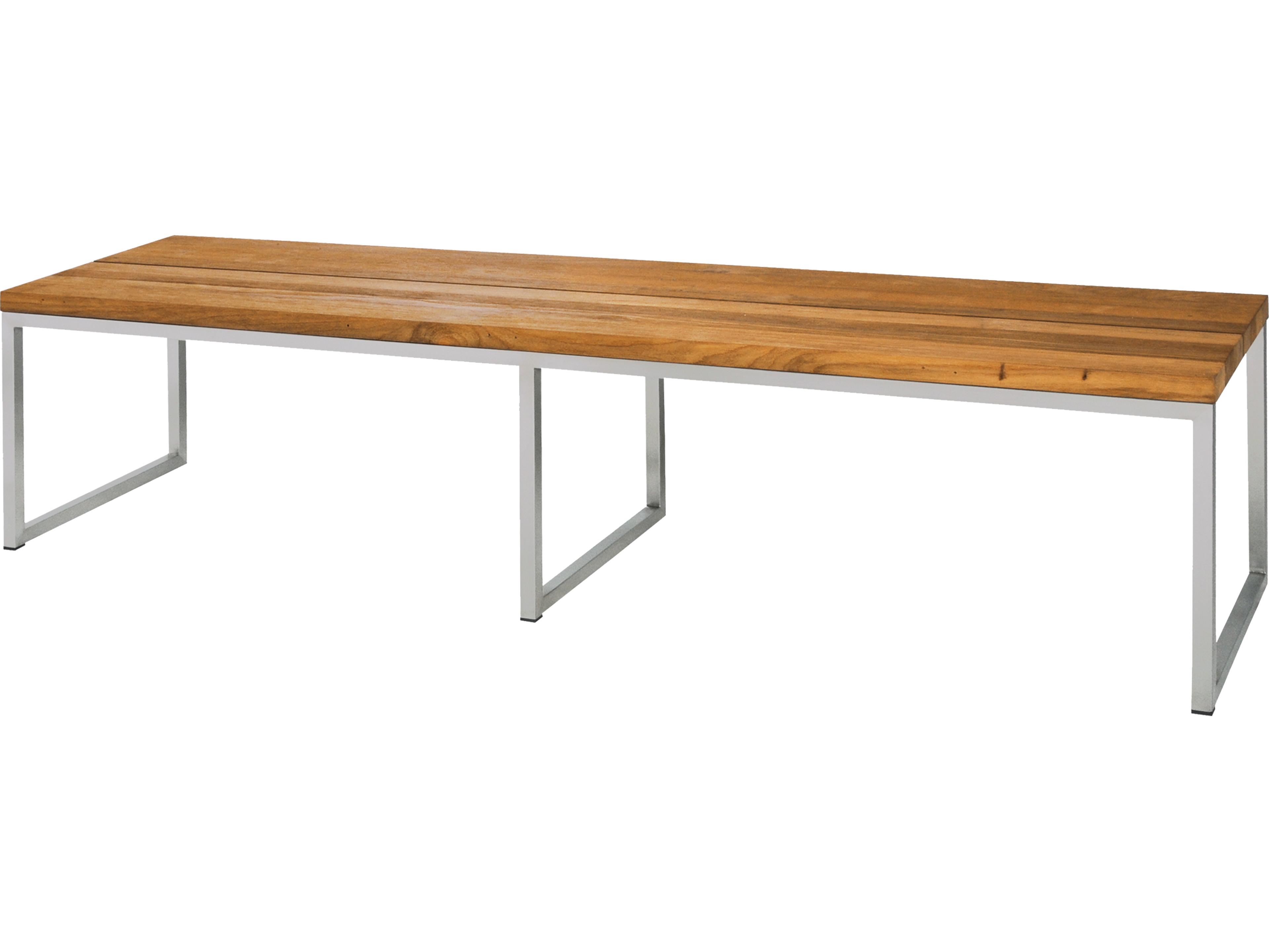 MamaGreen Oko Steel Teak Outdoor Bench