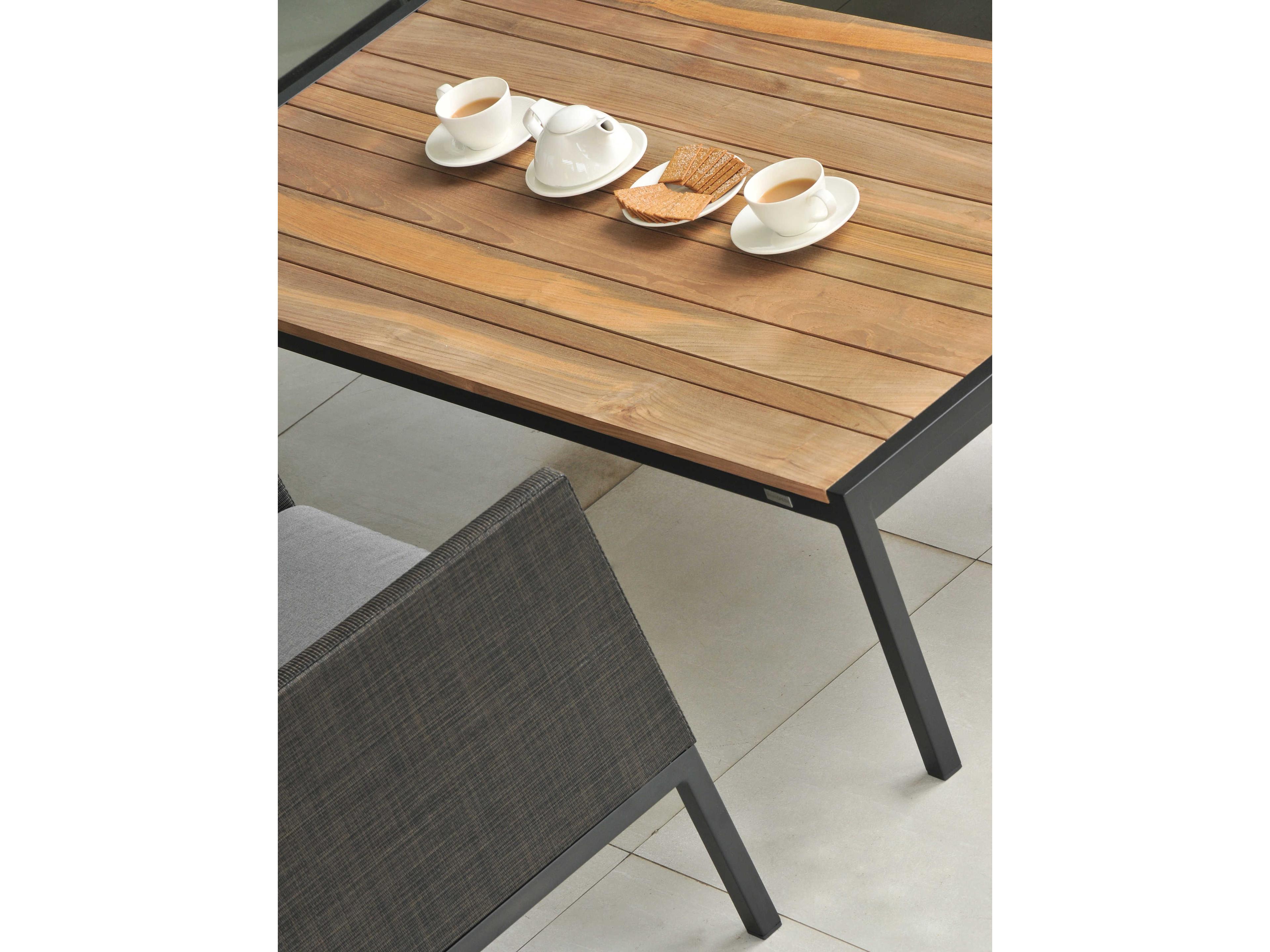 MamaGreen Jaydu Aluminum Rectangular Outdoor Patio Coffee Table