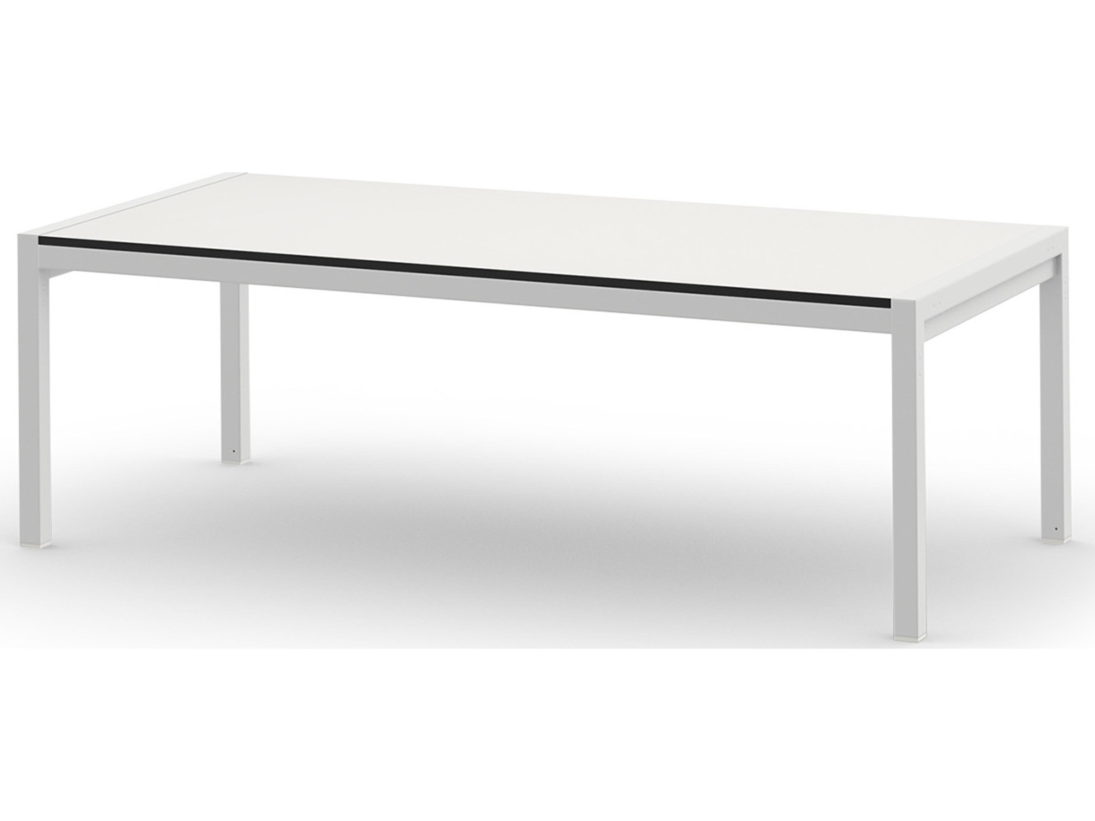 MamaGreen Jaydu Aluminum Rectangular Patio Coffee Table