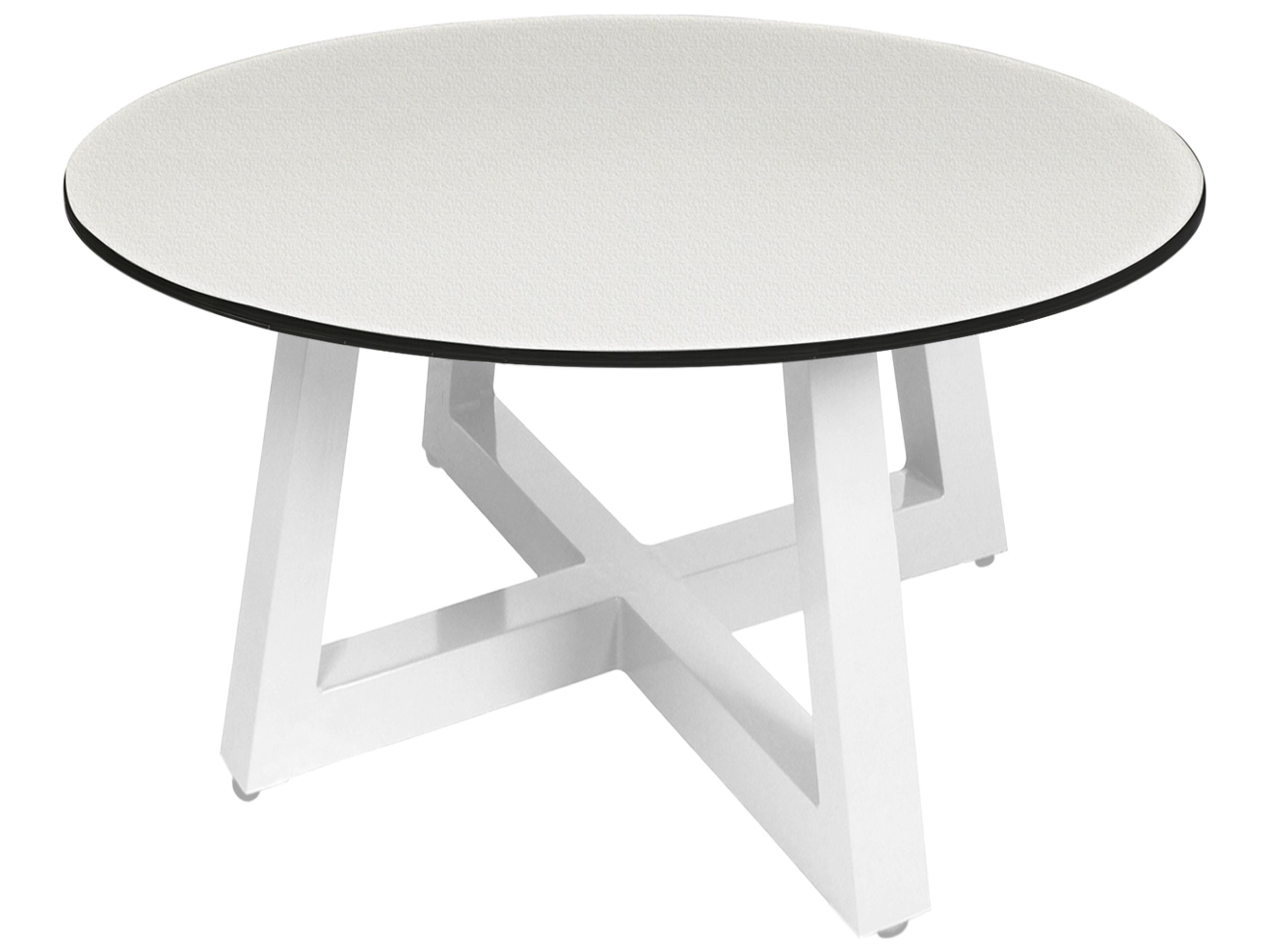 MamaGreen Mono Aluminum Round Outdoor Patio Coffee Table
