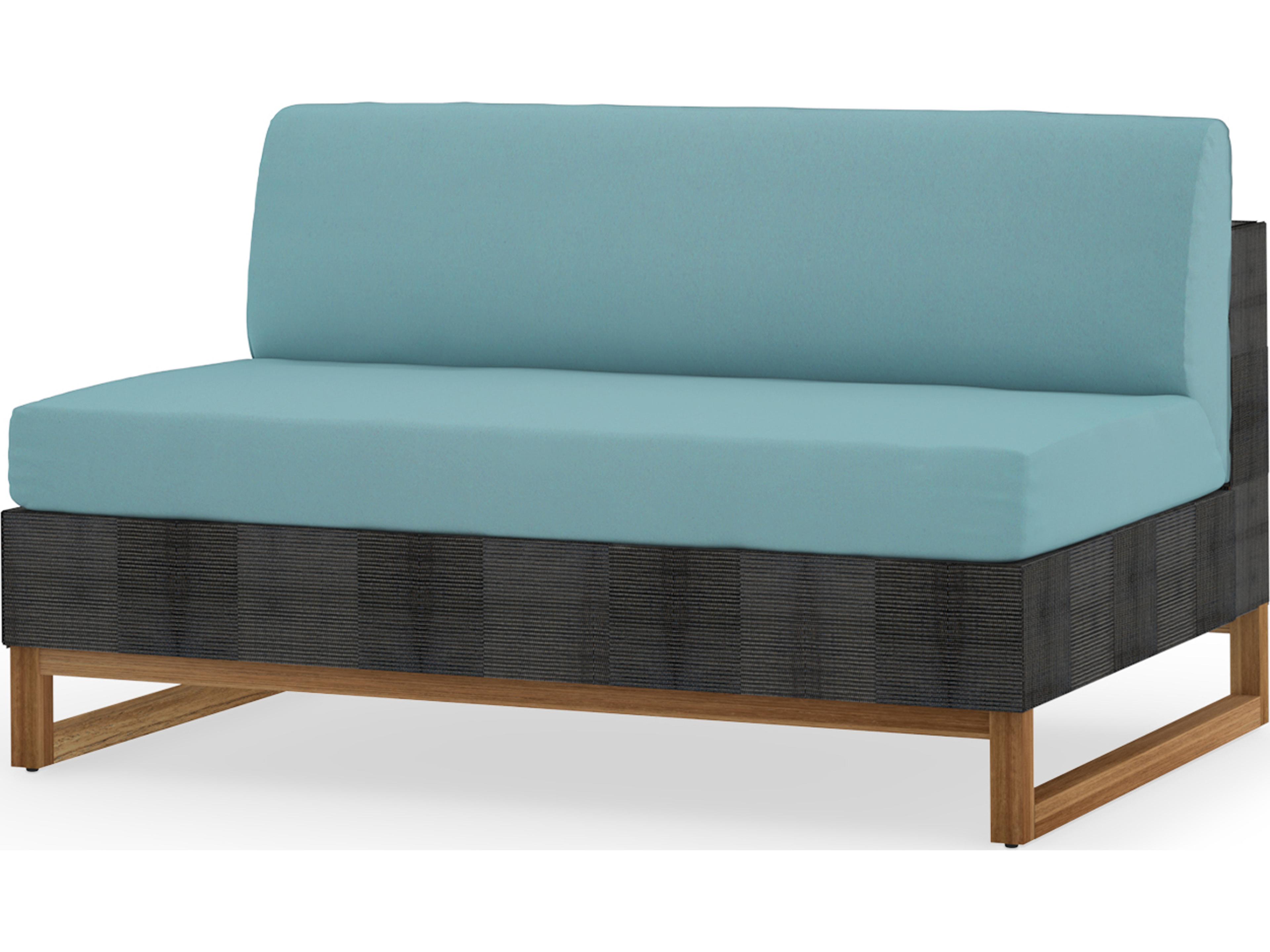 MamaGreen Ekka Wicker Cushion Modular Outdoor Loveseat