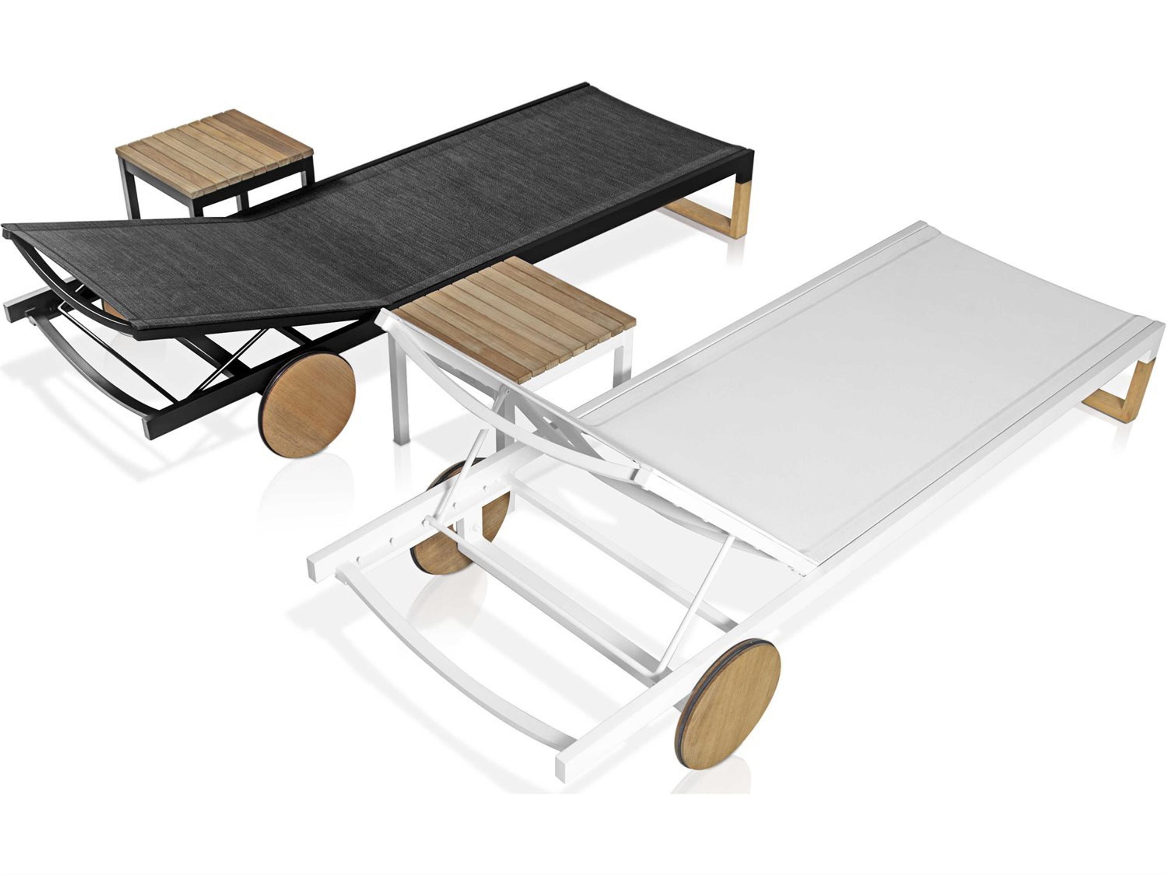 Ekka Teak Sling Patio Lounge Set