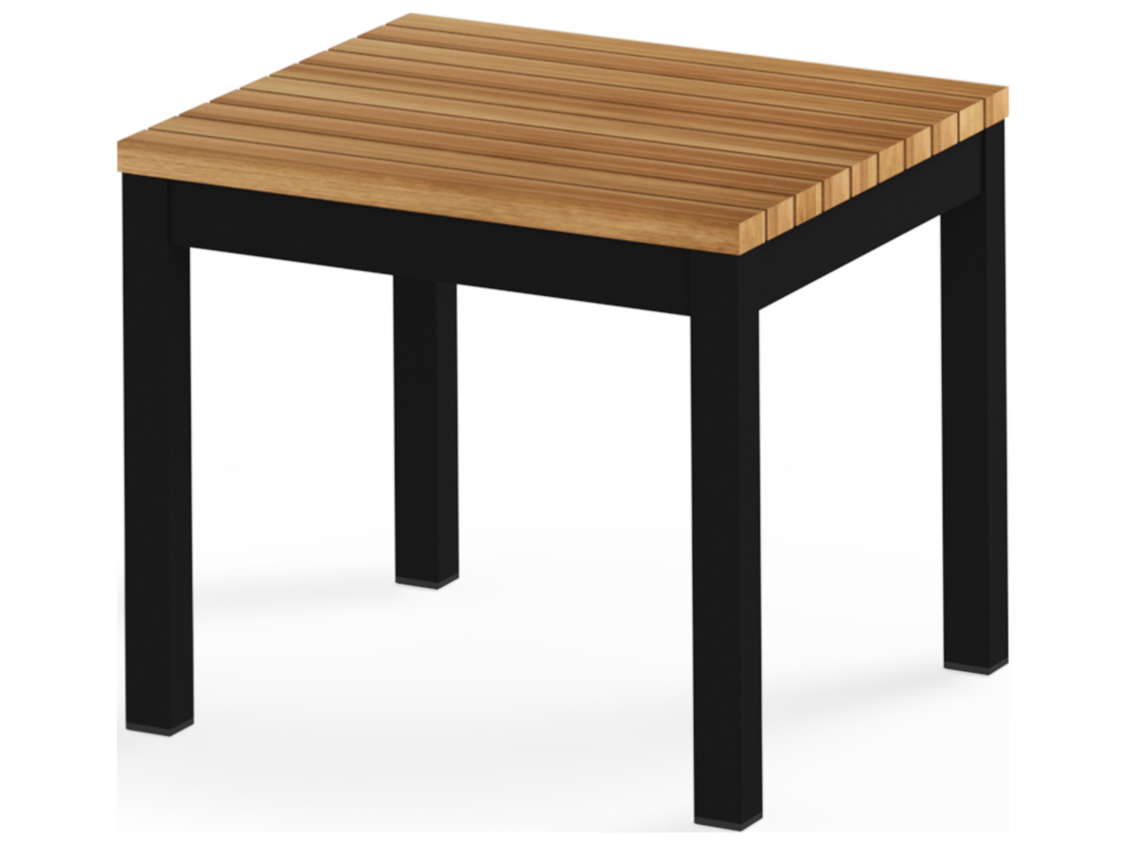 MamaGreen Ekka Aluminum Square Small Patio End Table