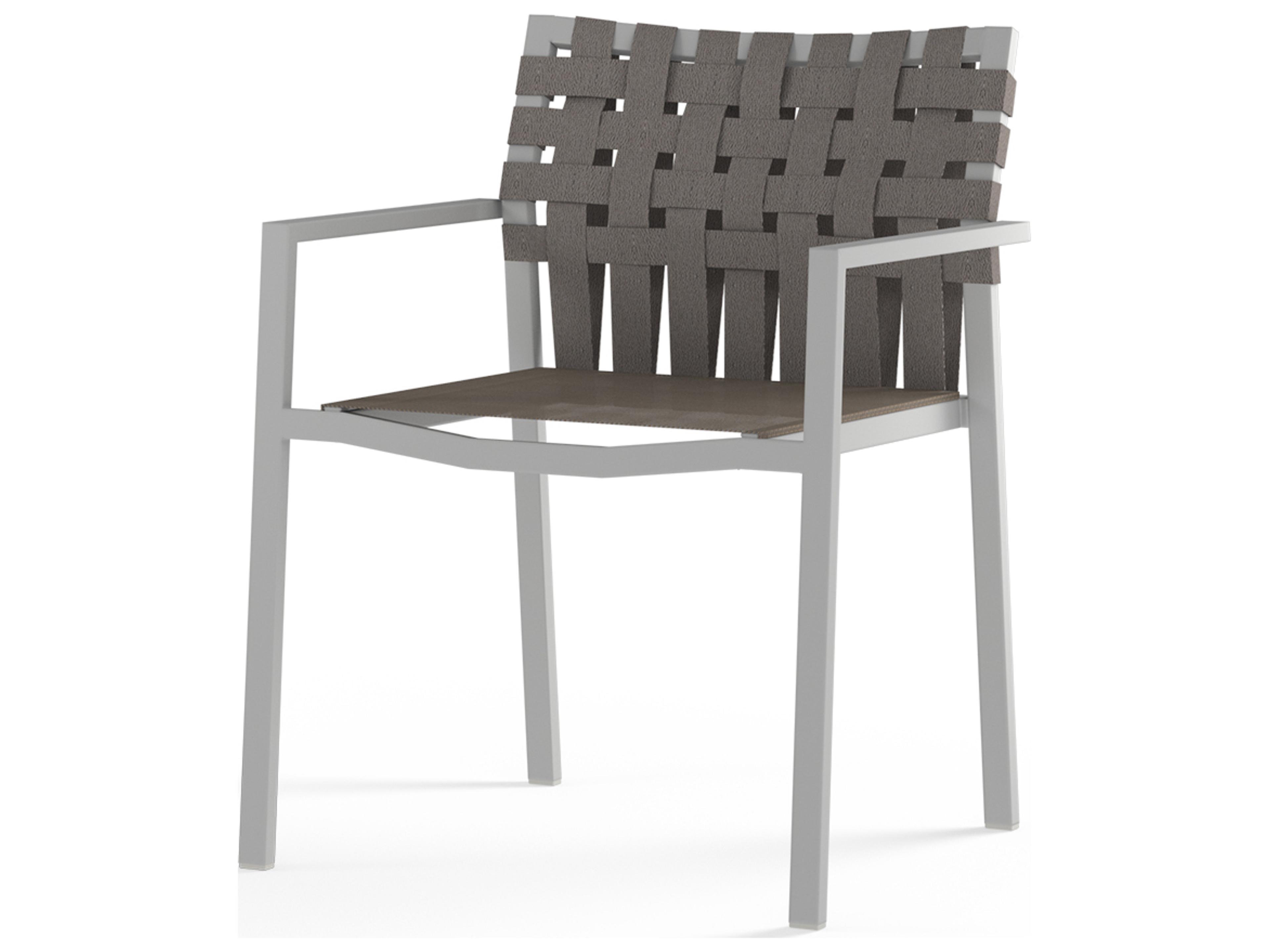 MamaGreen Ekka Aluminum Stacking Dining Armchair