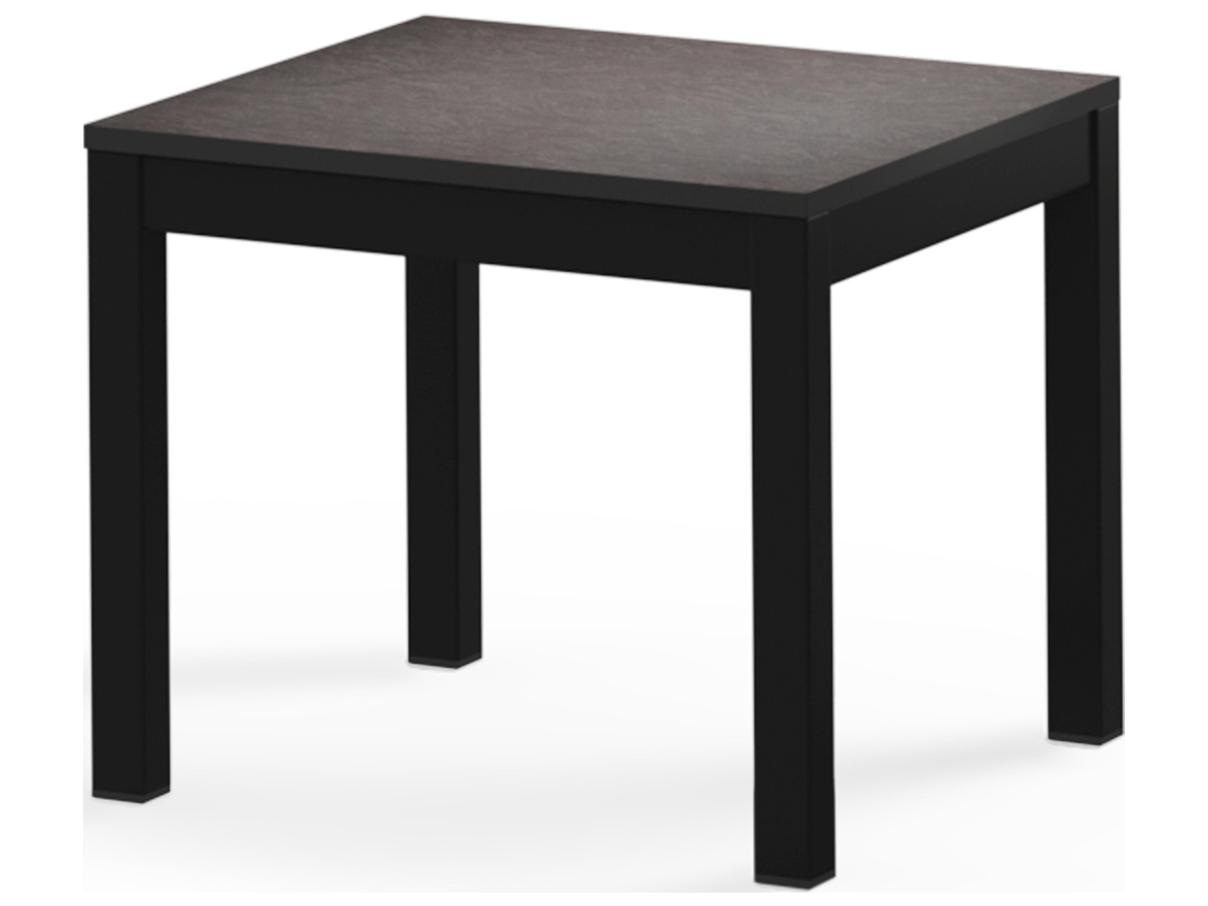 MamaGreen Ekka Aluminum Square Small Outdoor Patio End Table