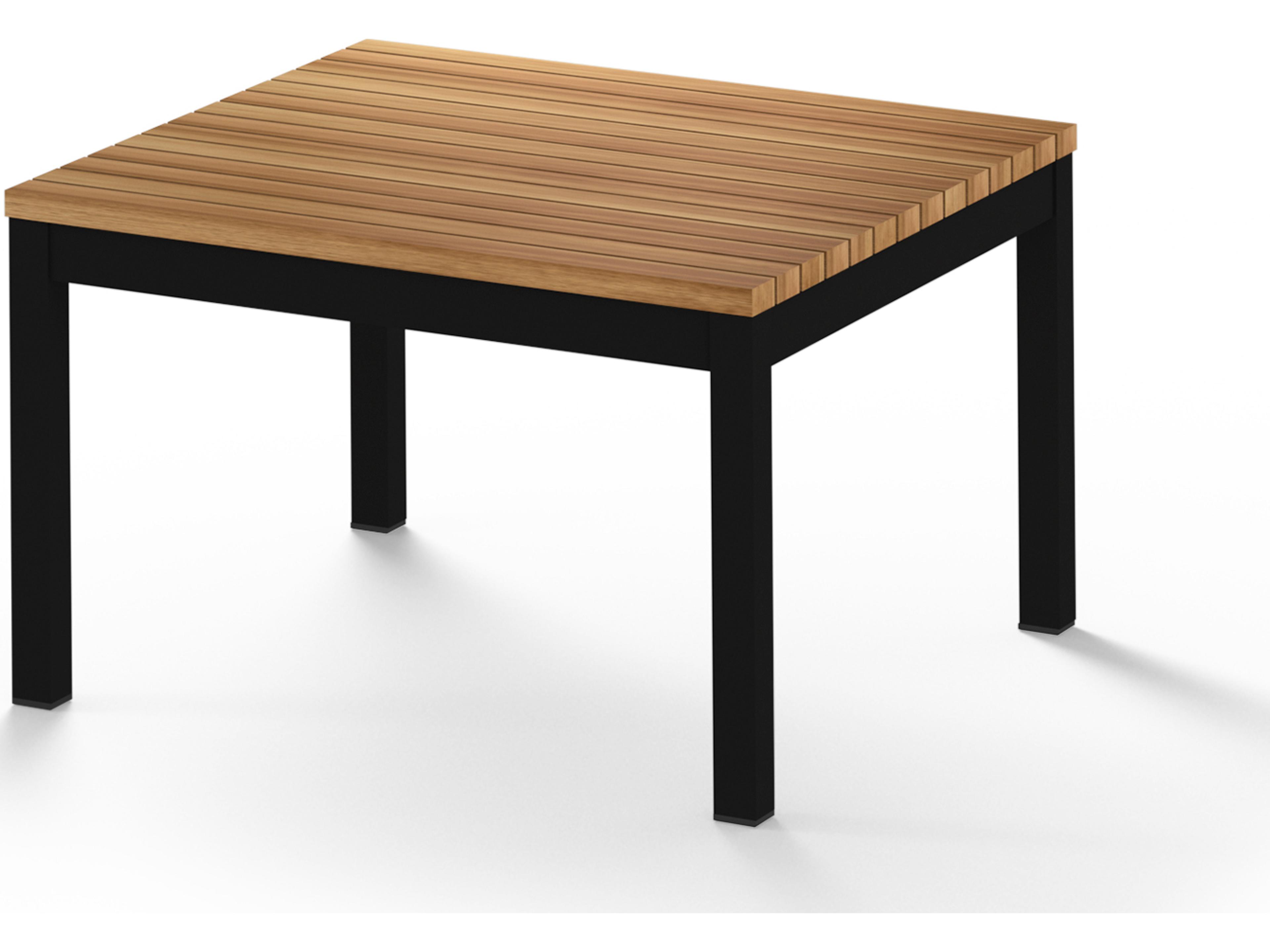 MamaGreen Ekka Aluminum Square Medium Patio End Table