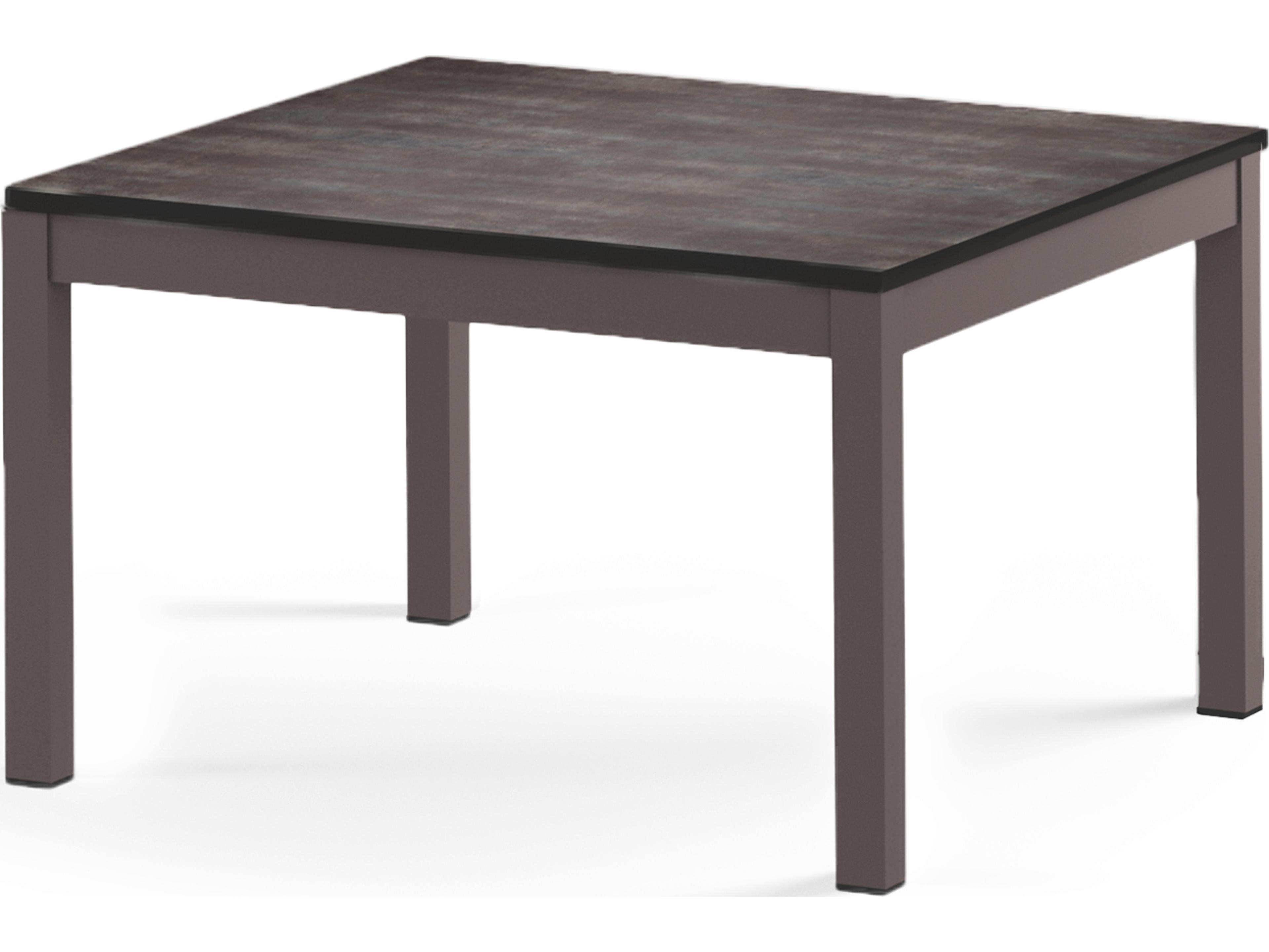 MamaGreen Ekka Aluminum Square Medium Outdoor End Table