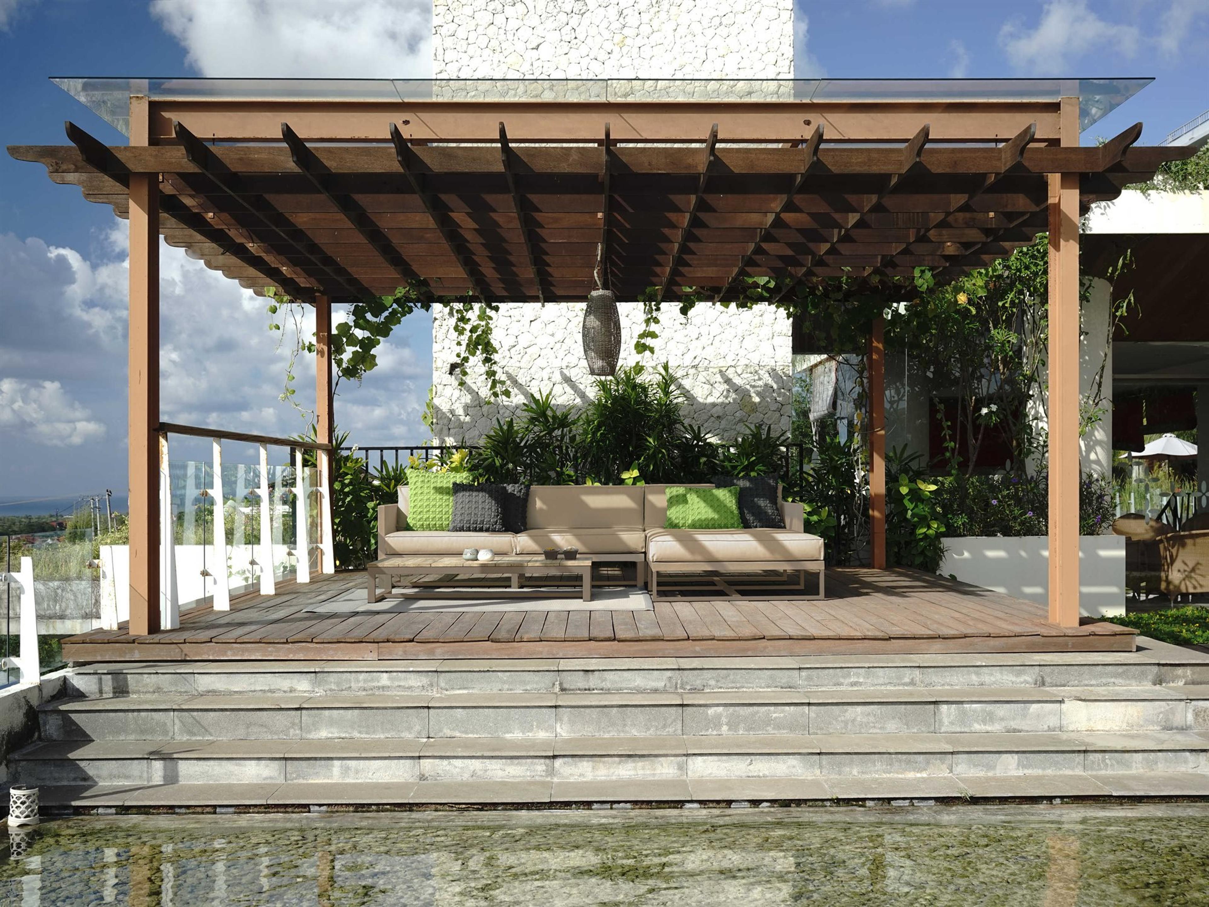 Mono Aluminum Cushion Outdoor Patio Lounge Set