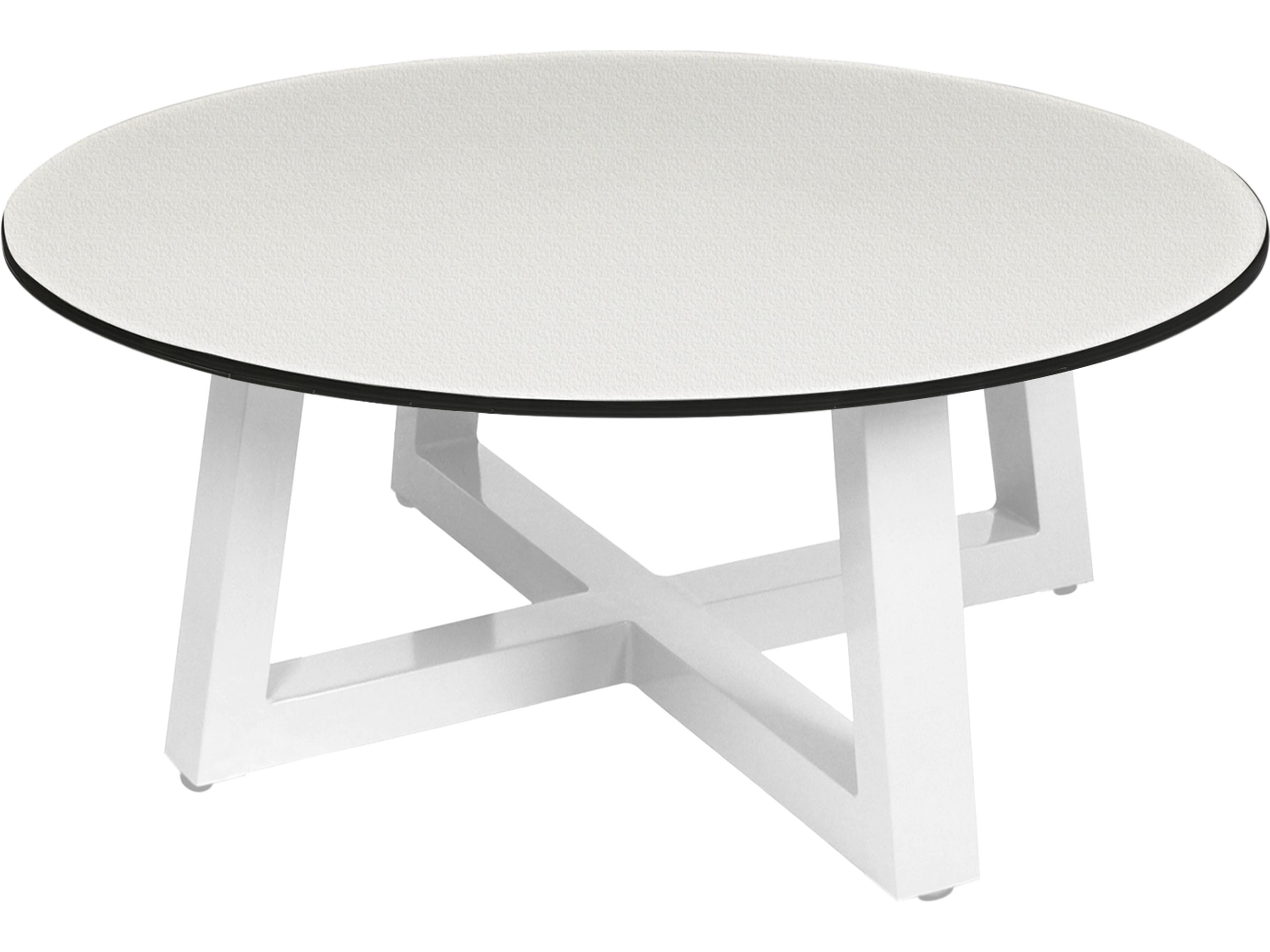MamaGreen Mono Aluminum Round Patio Coffee Table