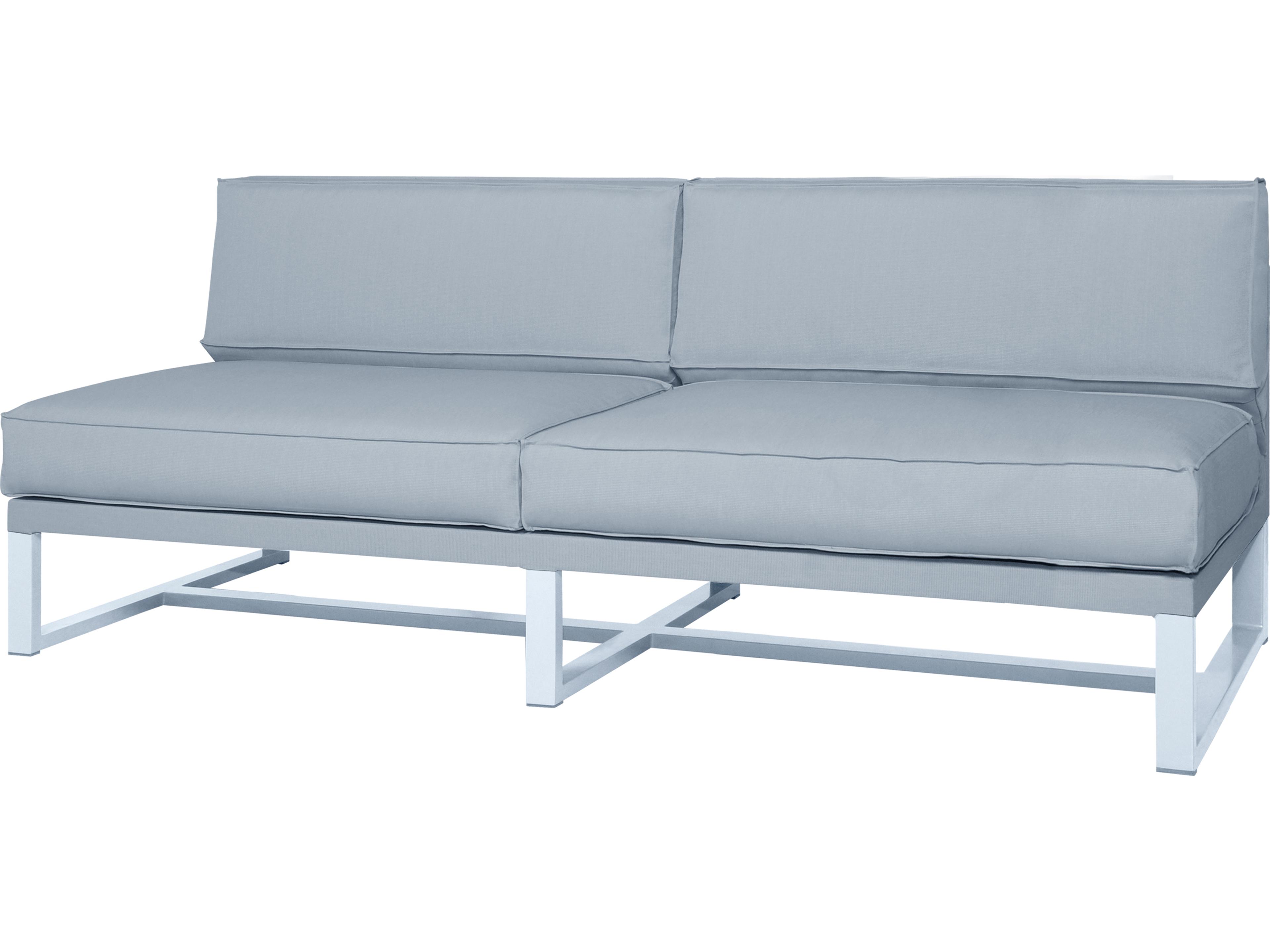 MamaGreen Mono Aluminum Cushion Outdoor Patio Loveseat