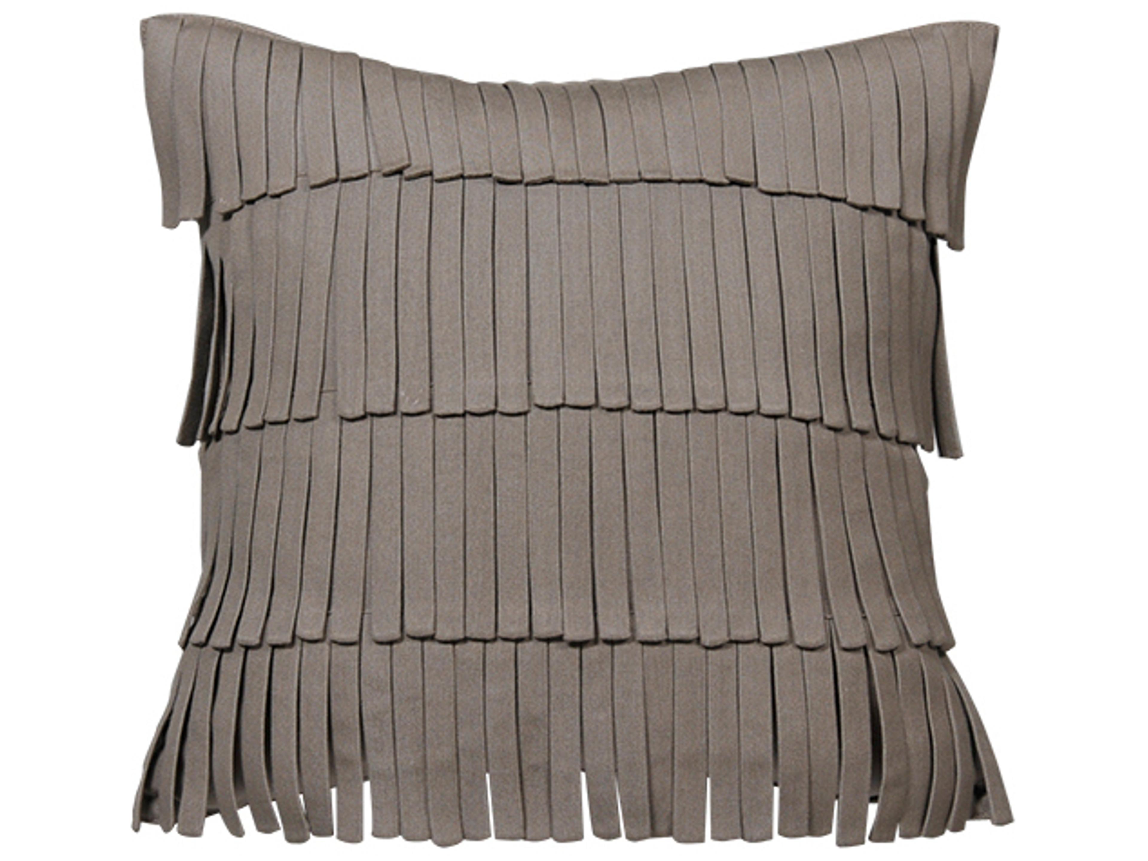 MamaGreen Fringe 17.5'' Square Pillow
