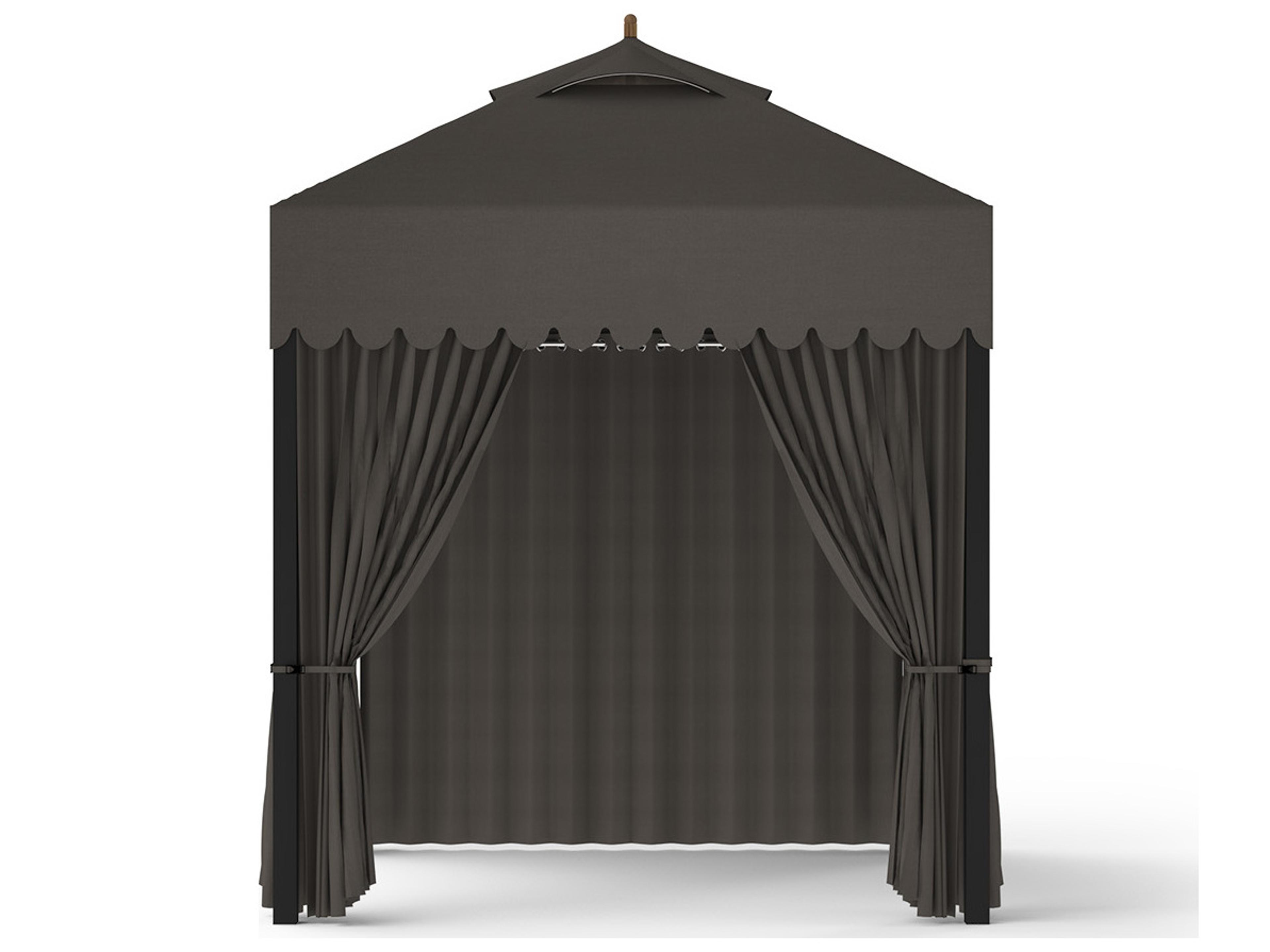 MamaGreen Sombrero 8 x 8 Foot Aluminum Canopy Gazebo with Wind Vent
