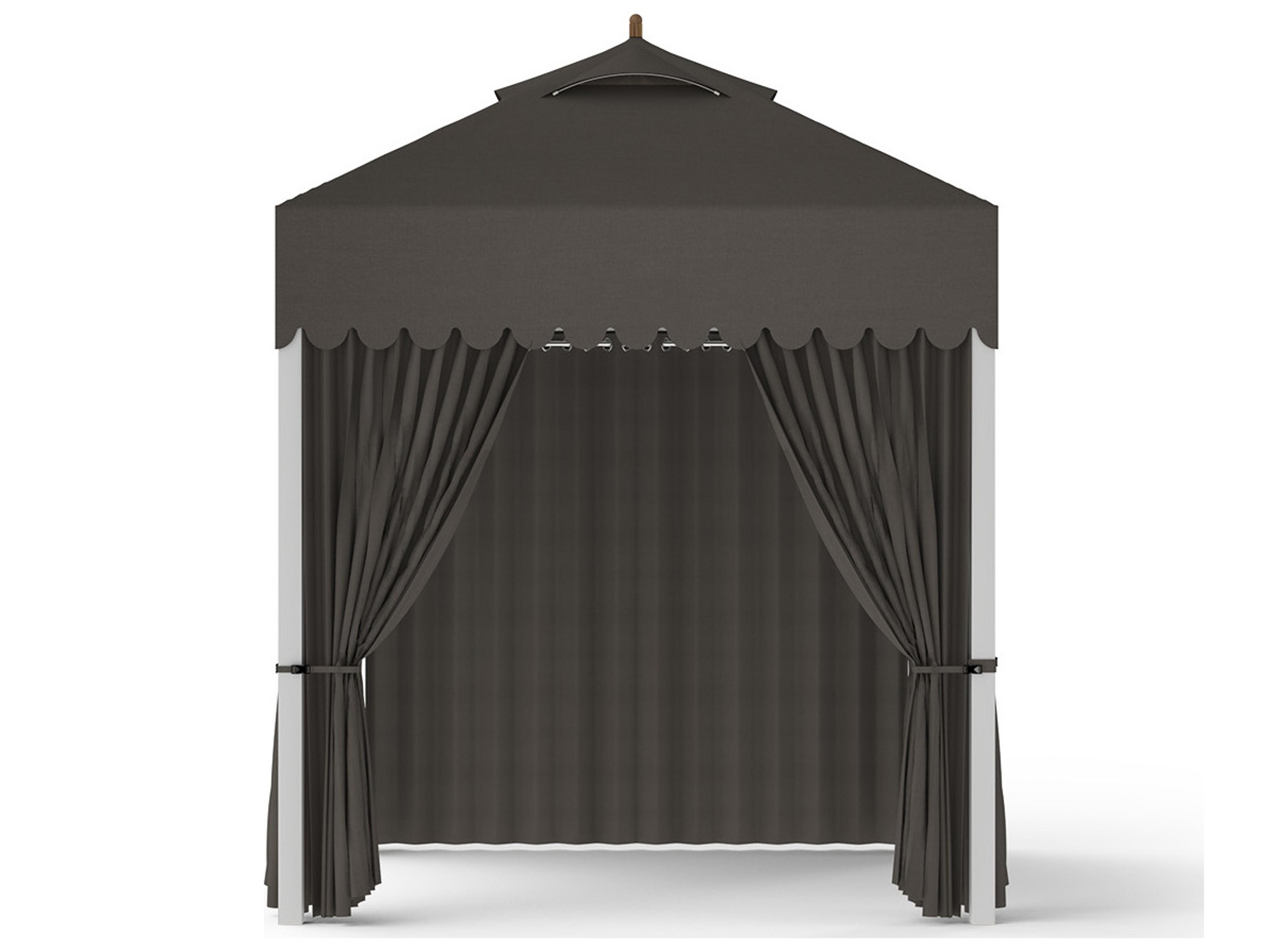 MamaGreen Sombrero 8 x 8 Foot Aluminum Canopy Gazebo with Wind Vent