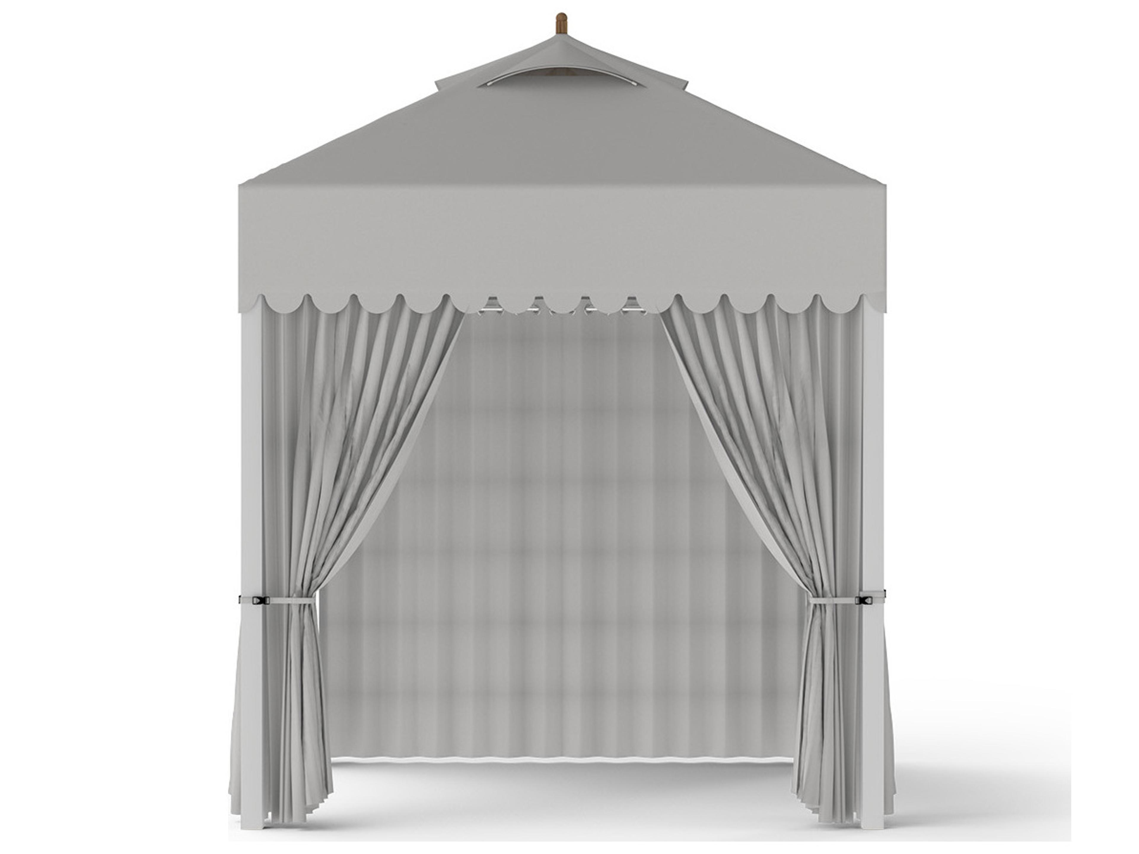 MamaGreen Sombrero 8 x 8 Foot Aluminum Canopy Gazebo with Wind Vent