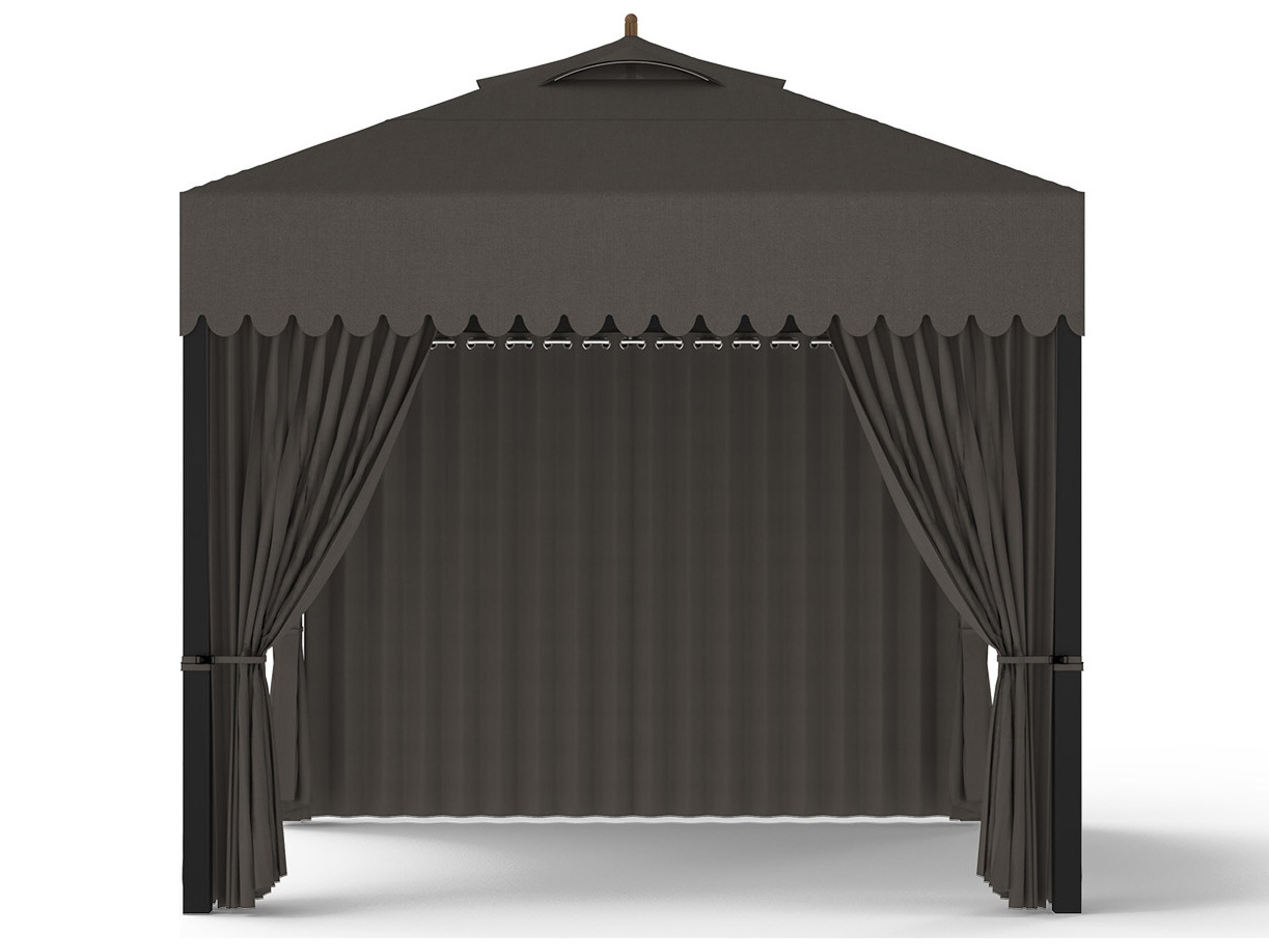 MamaGreen Sombrero Aluminum 10 x 10 Foot Canopy Gazebo with Wind Vent