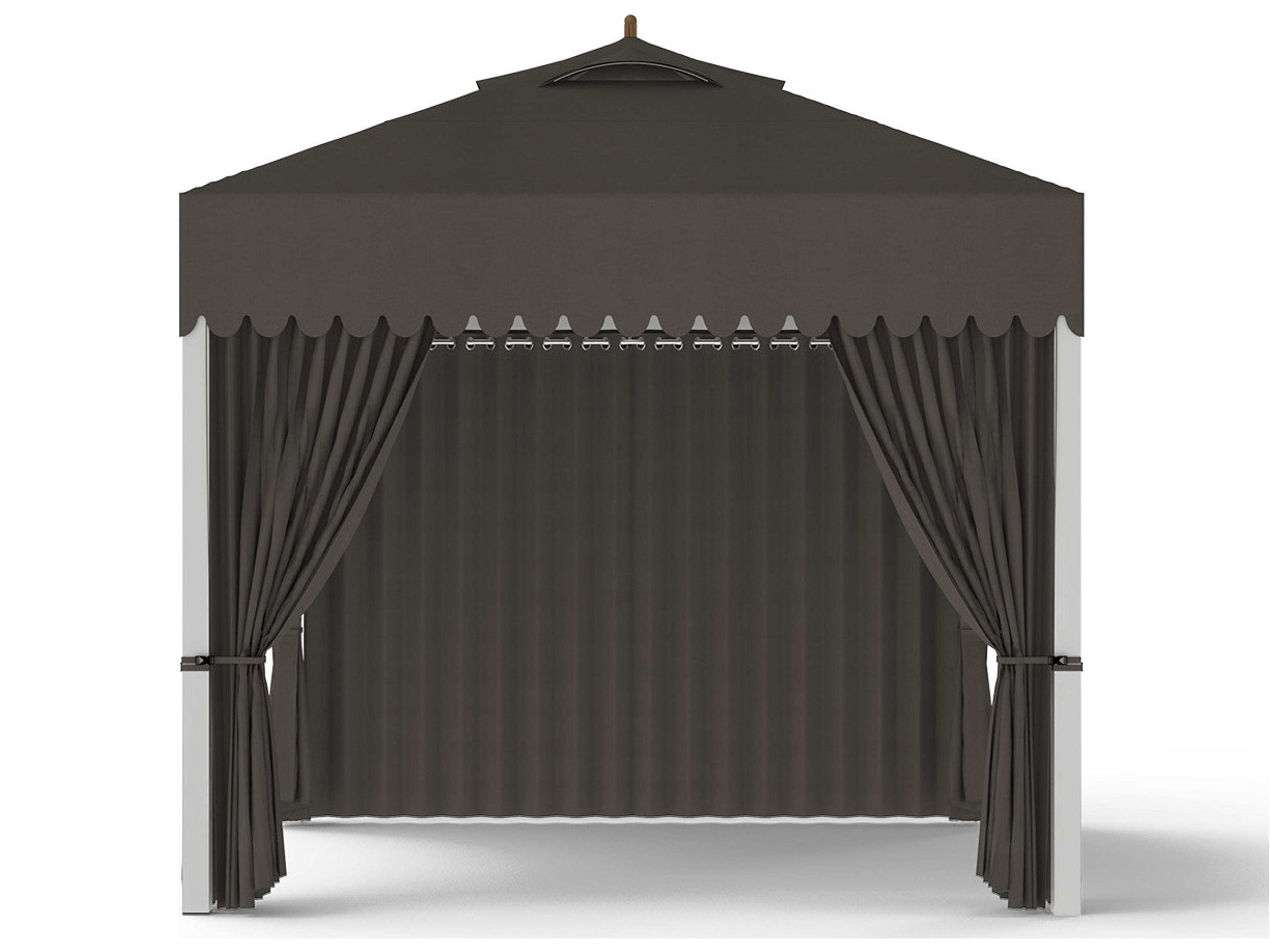MamaGreen Sombrero Aluminum 10 x 10 Foot Canopy Gazebo with Wind Vent