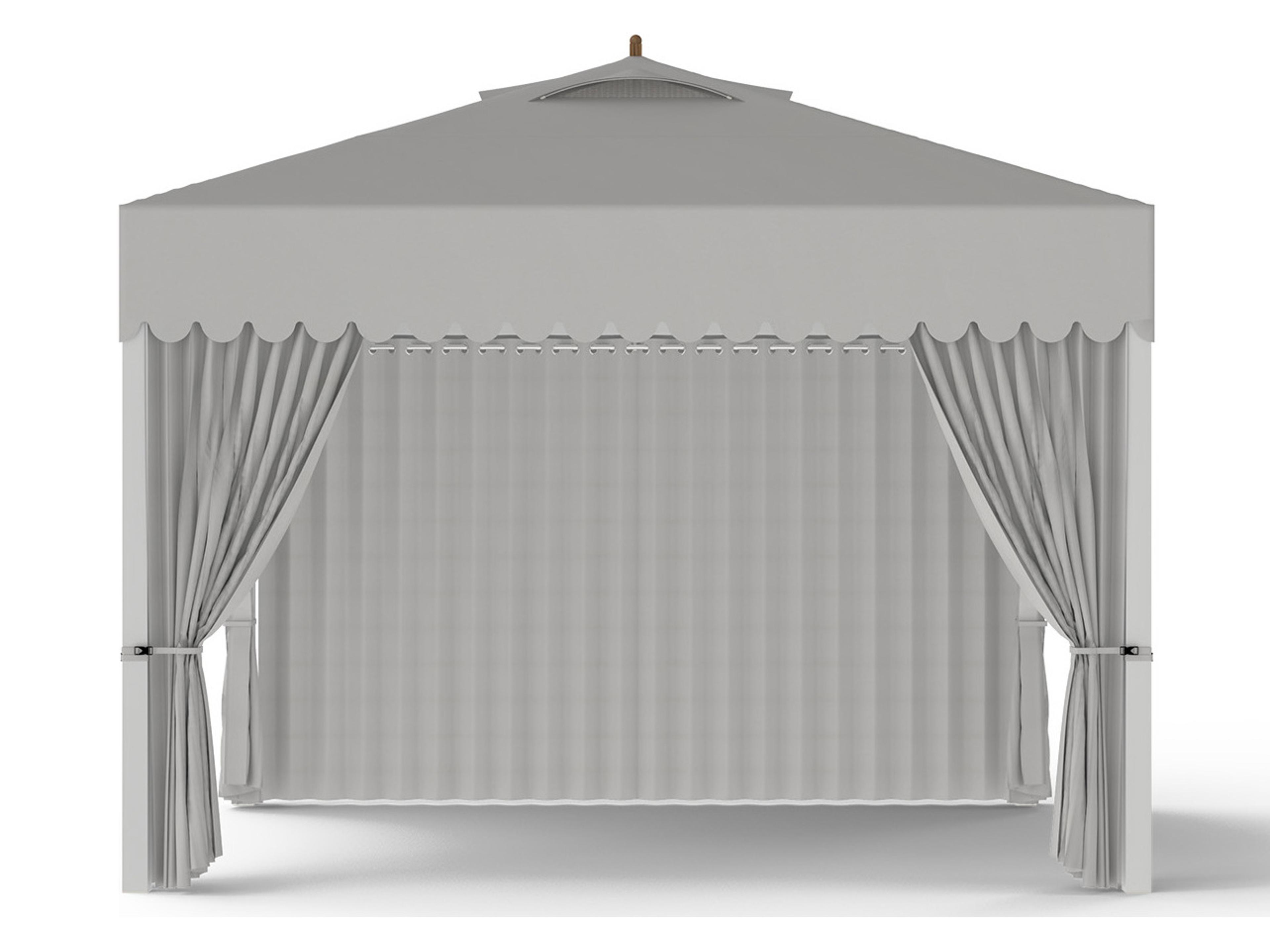MamaGreen Sombrero 12 x 10 Foot Aluminum Canopy Gazebo with Wind Vent