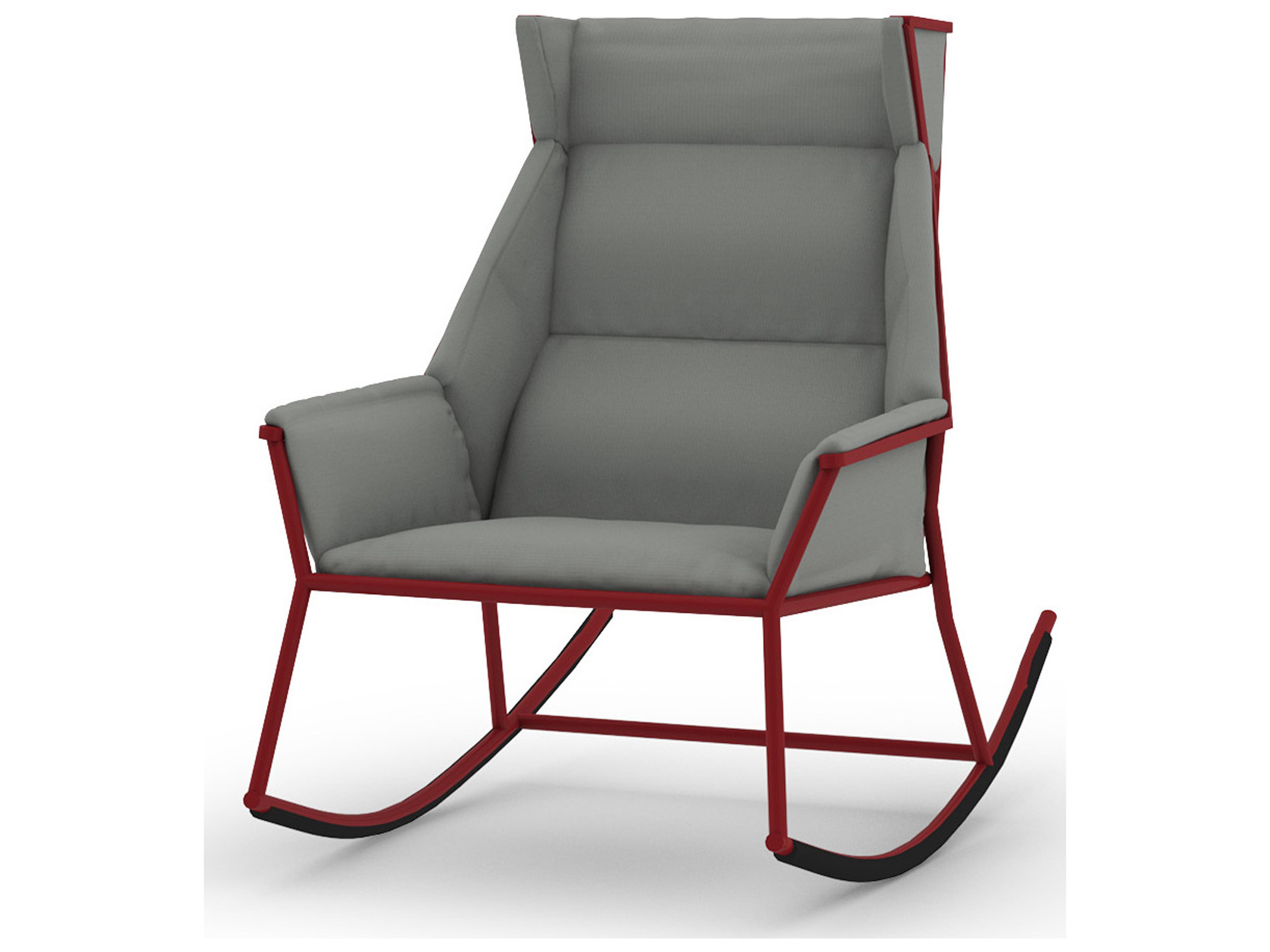 MamaGreen Andy Aluminum High Back Rocking Outdoor Patio Lounge Chair