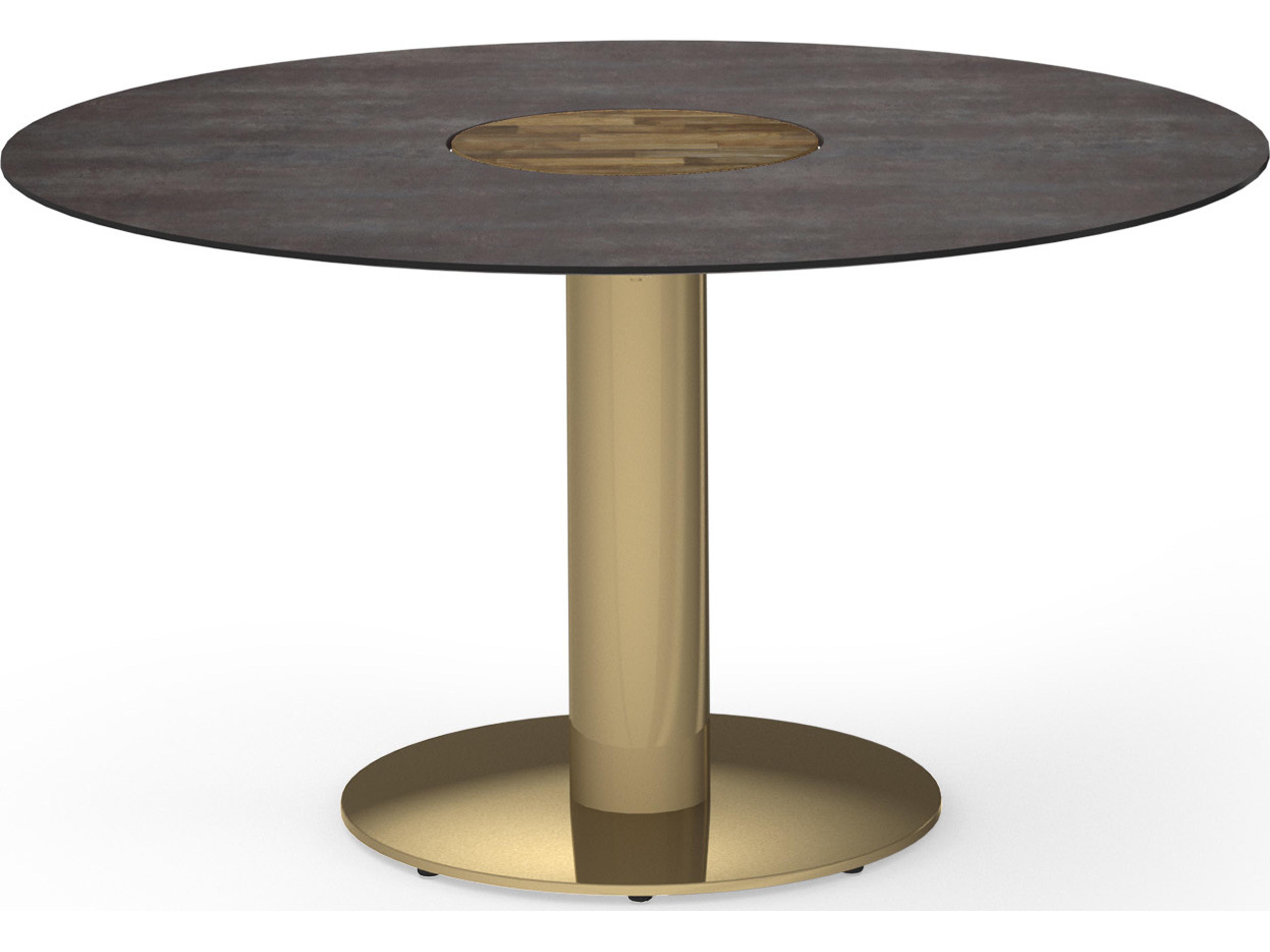 MamaGreen Stizzy Aluminum Round Outdoor Patio Bistro Table