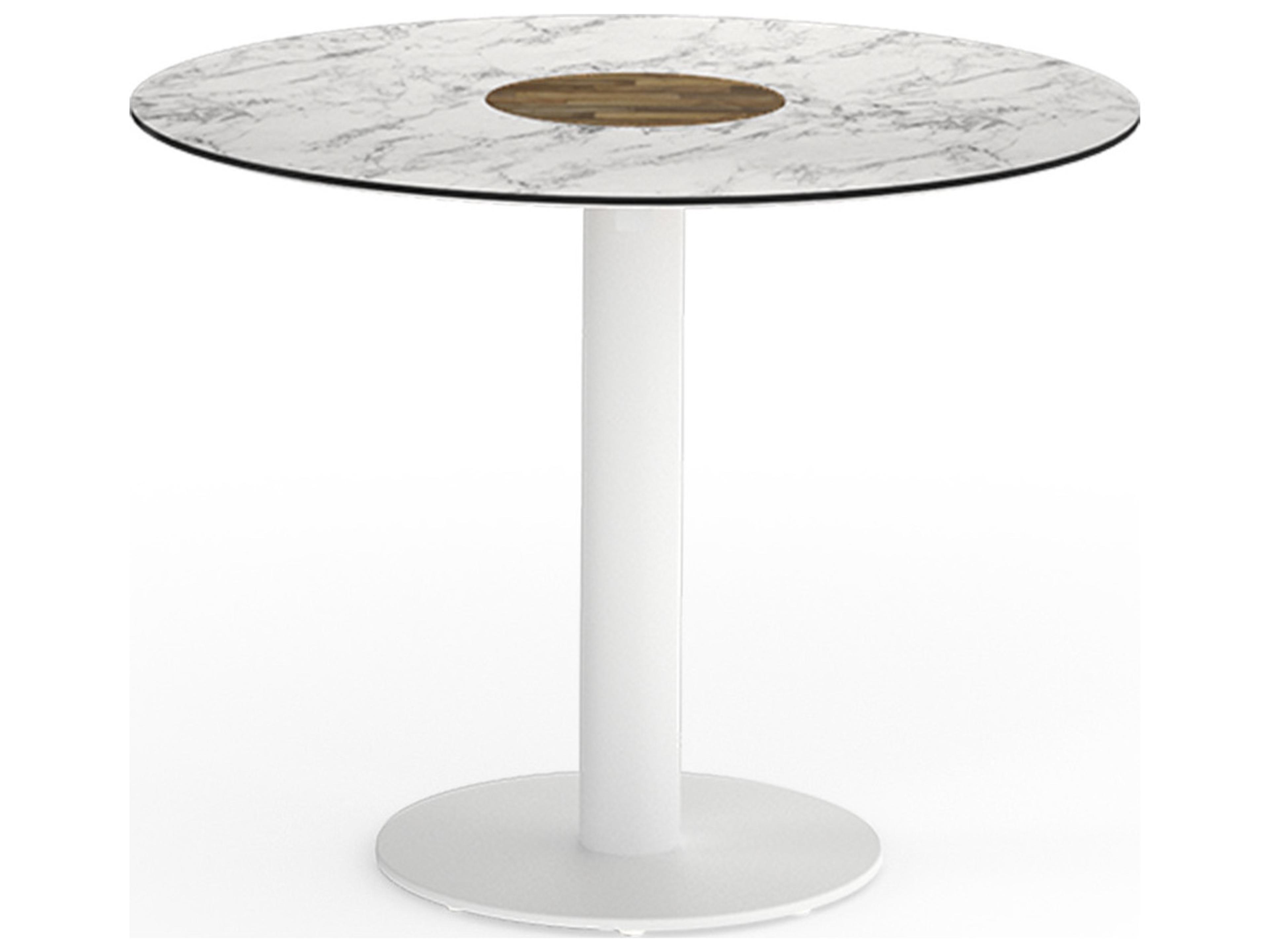 MamaGreen Stizzy Aluminum Round Patio Bistro Table