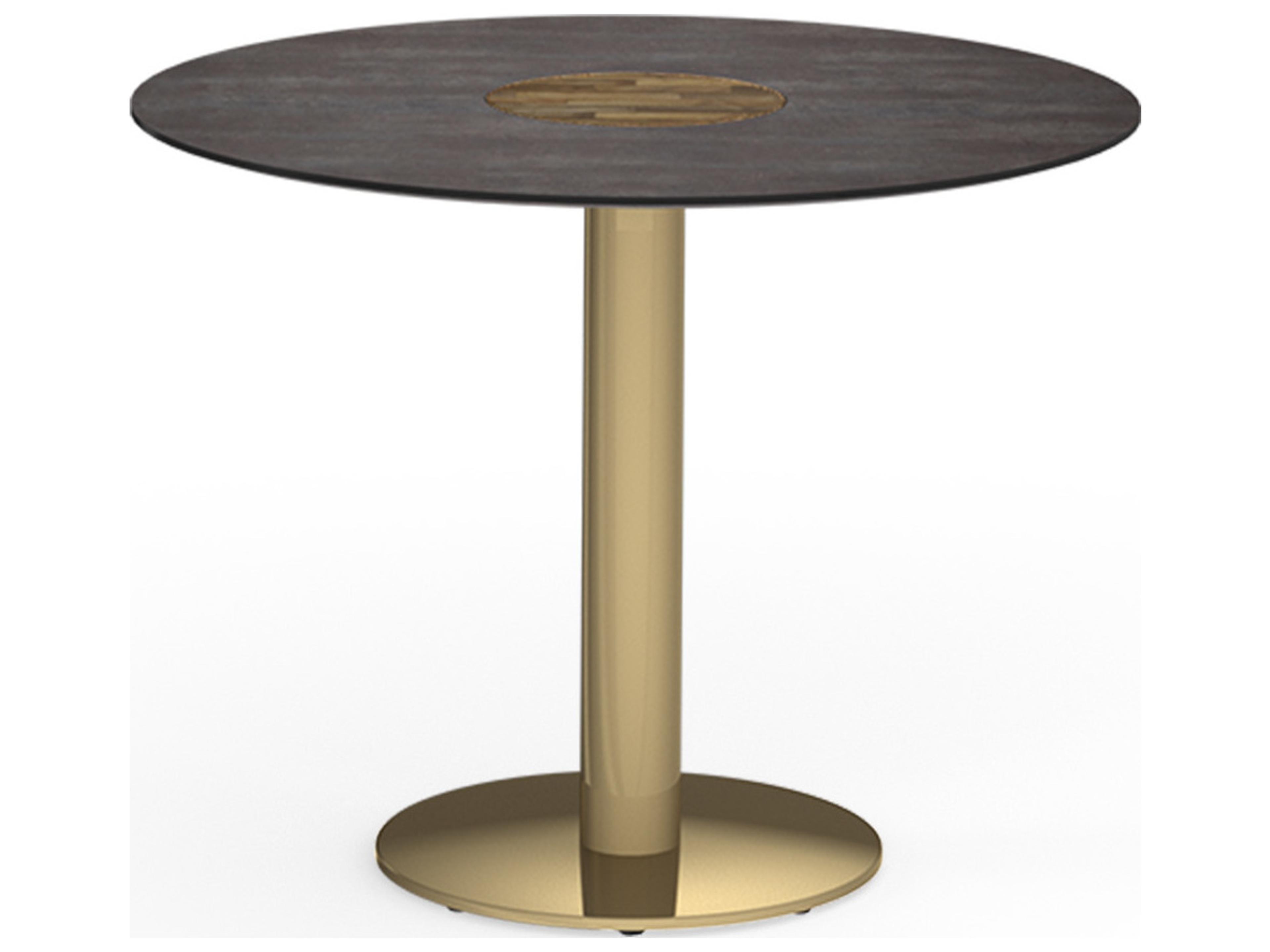 MamaGreen Stizzy Aluminum Round Patio Bistro Table