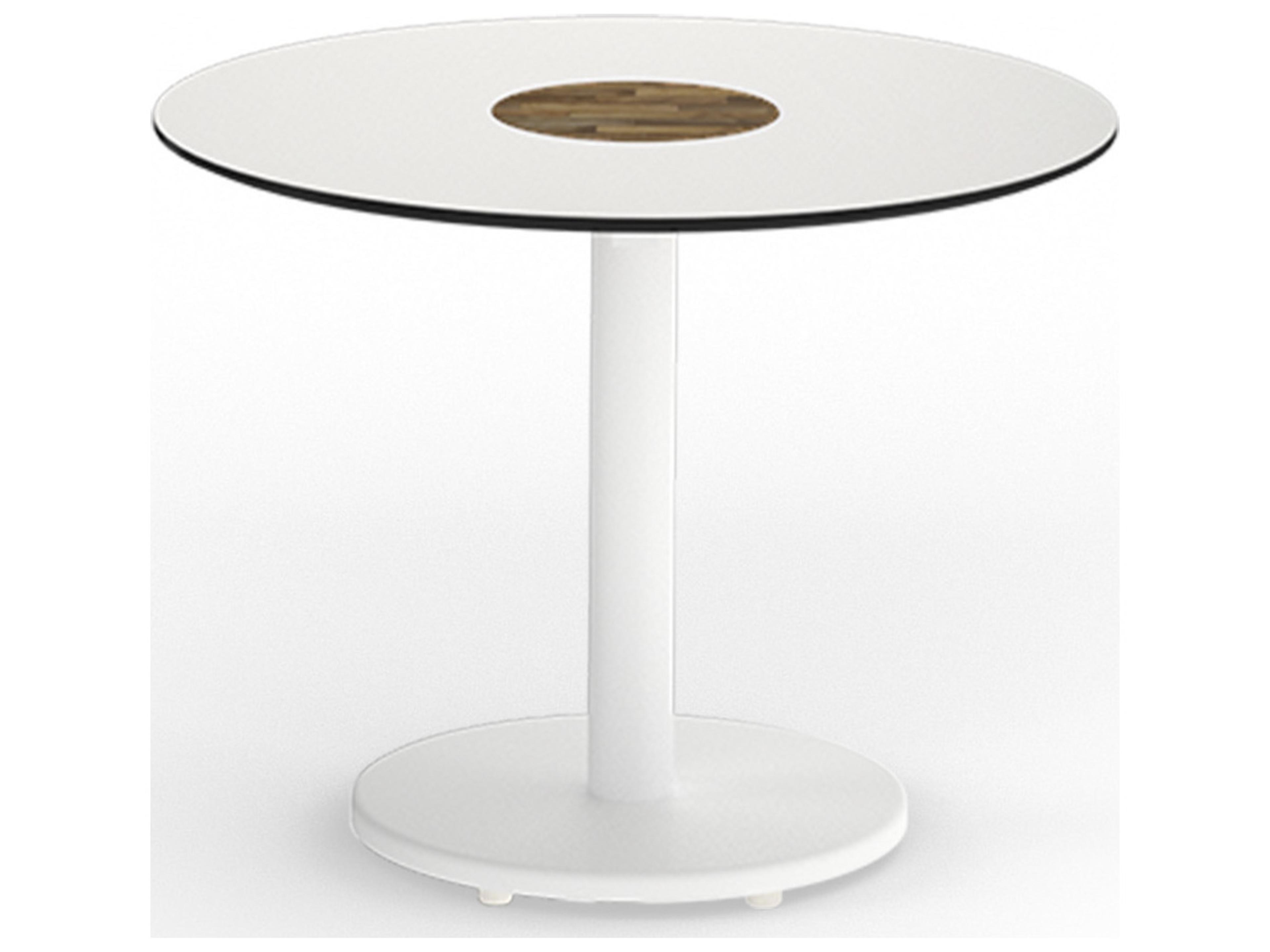 MamaGreen Stizzy Aluminum Round Patio Coffee Table