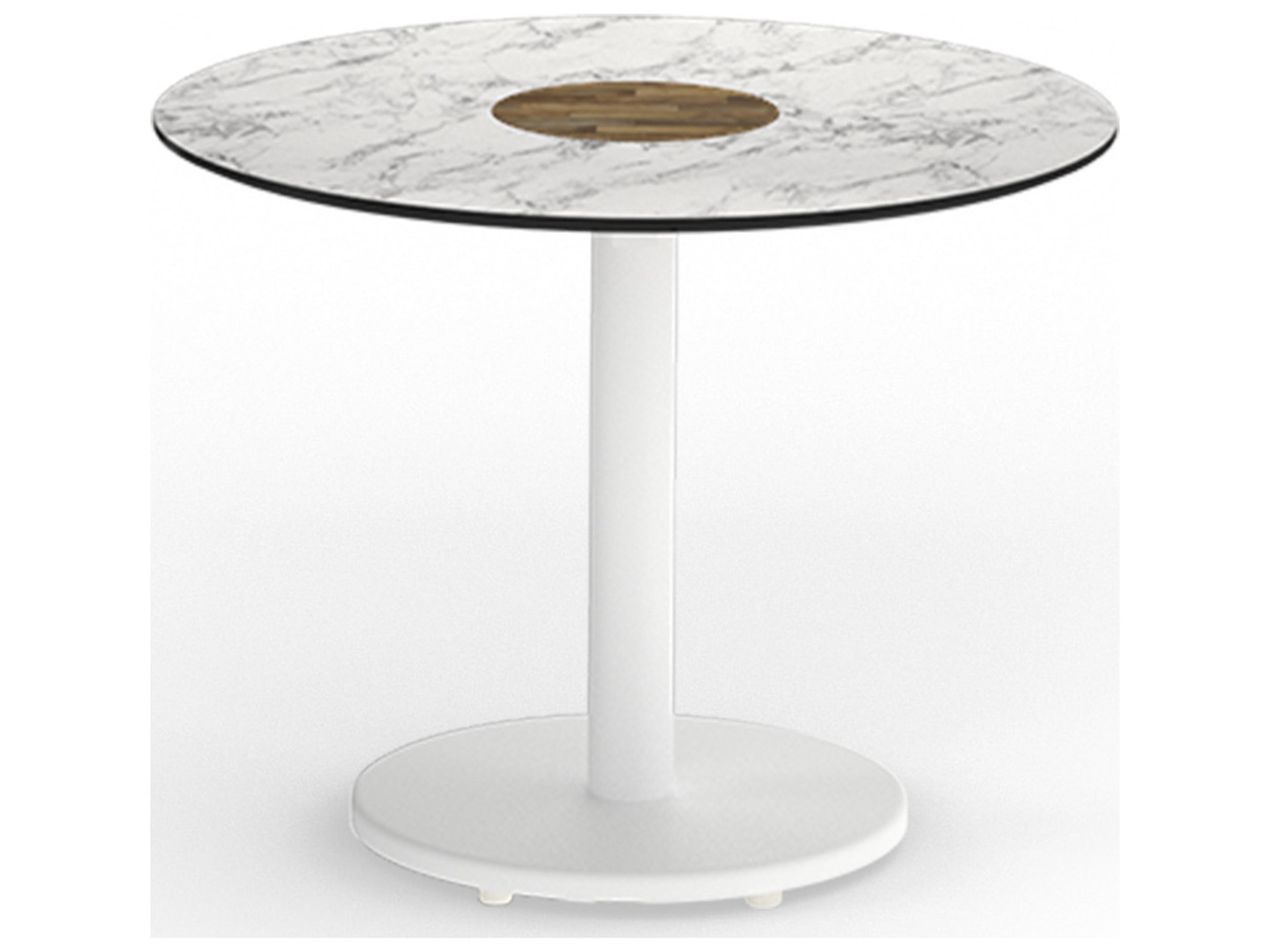MamaGreen Stizzy Aluminum Round Patio Coffee Table
