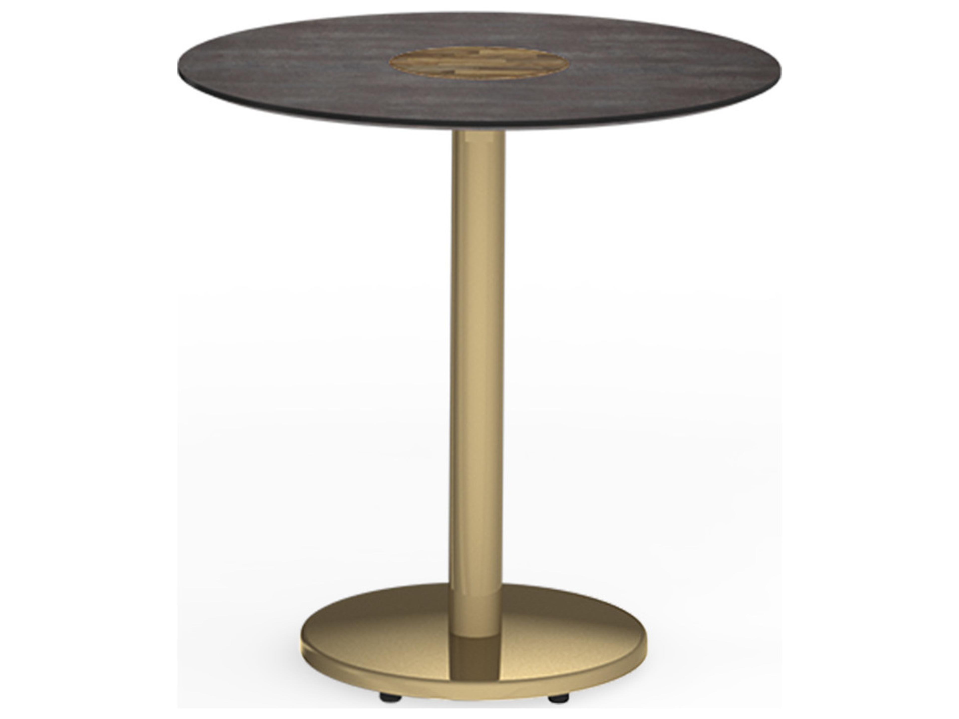MamaGreen Stizzy Aluminum Round Outdoor Bistro Table
