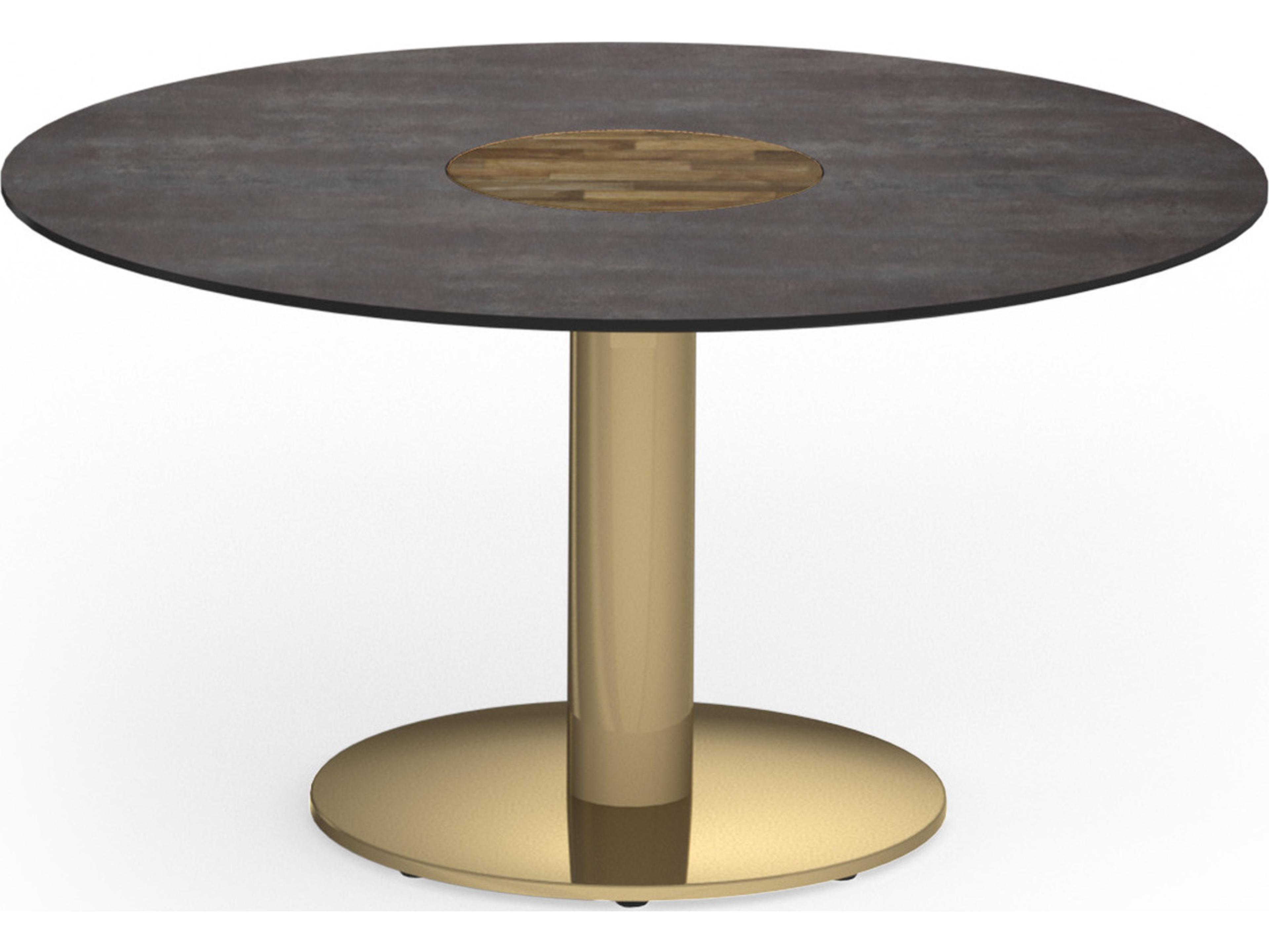 MamaGreen Stizzy Aluminum Round Outdoor Coffee Table