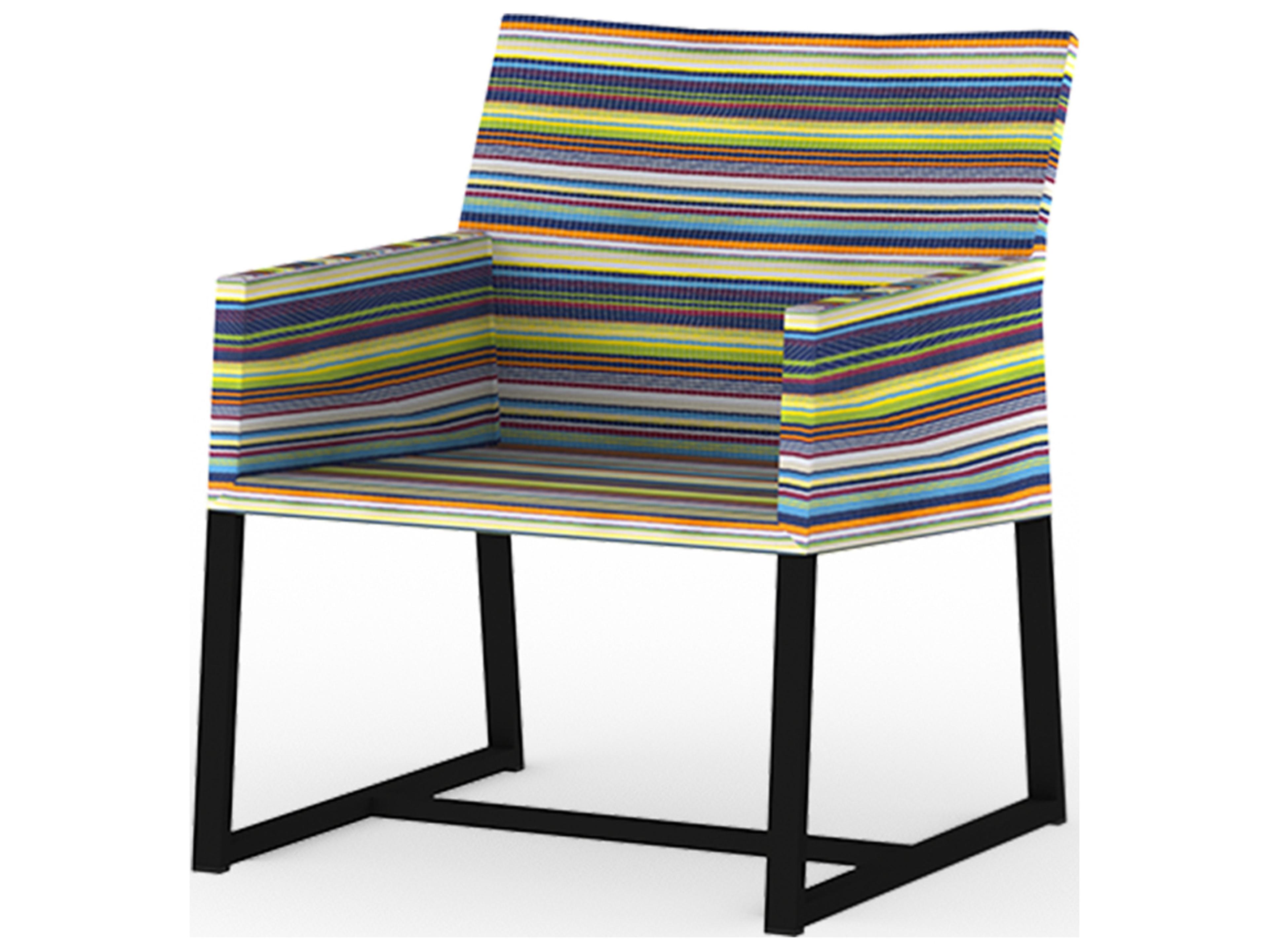 MamaGreen Stripe Aluminum Sling Outdoor Patio Lounge Chair