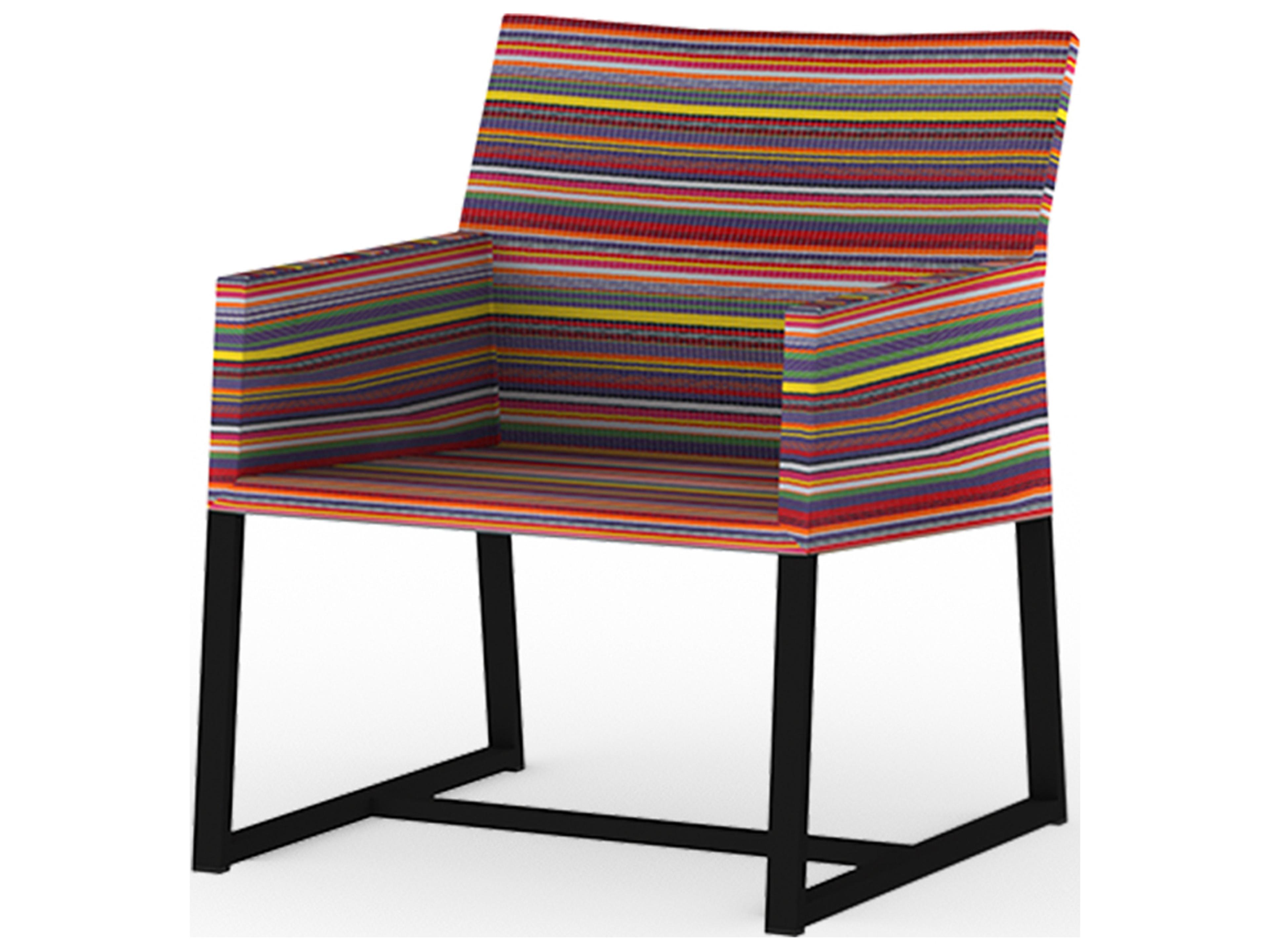 MamaGreen Stripe Aluminum Sling Outdoor Patio Lounge Chair