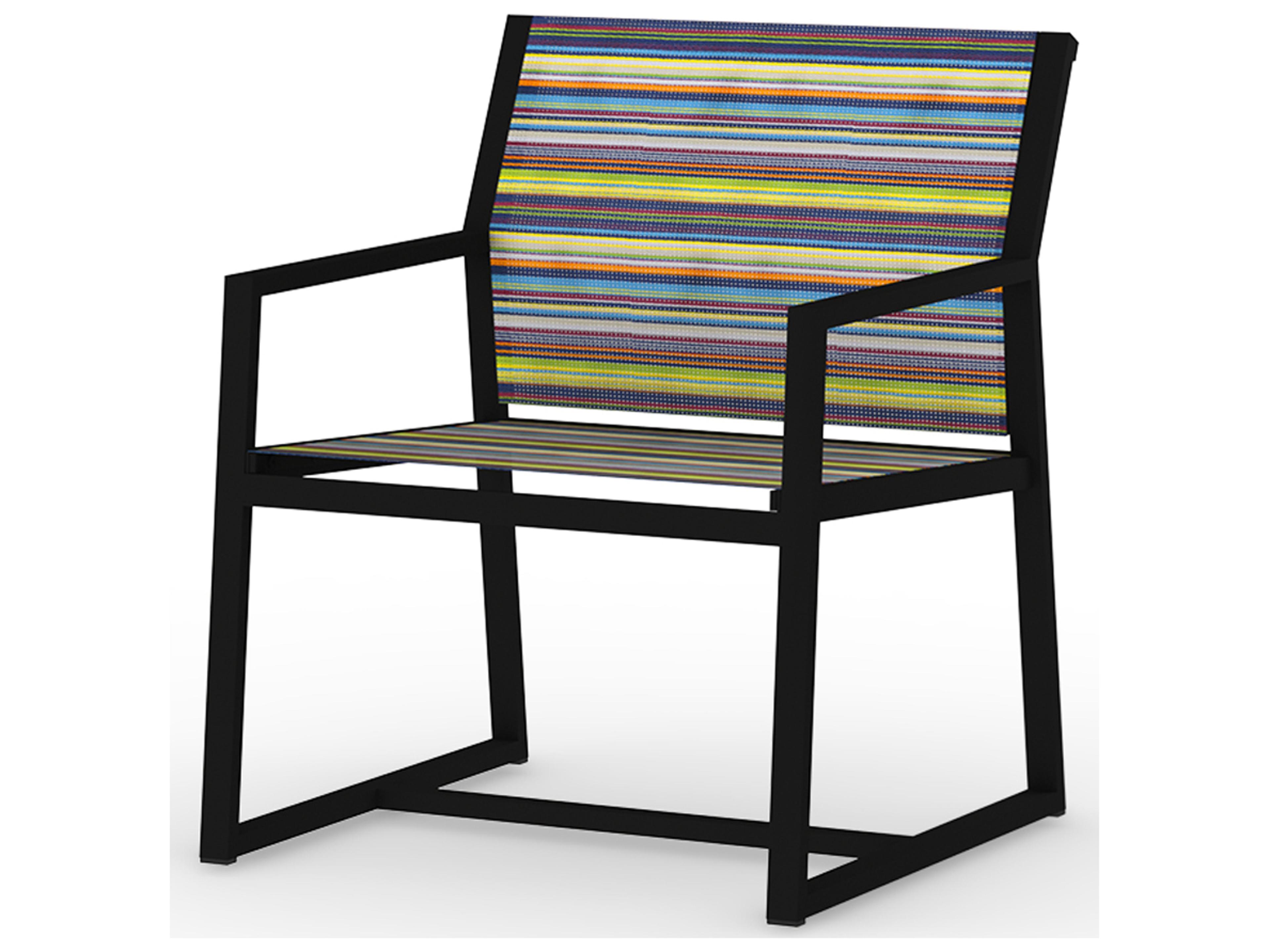 MamaGreen Stripe Aluminum Sling Outdoor Lounge Chair