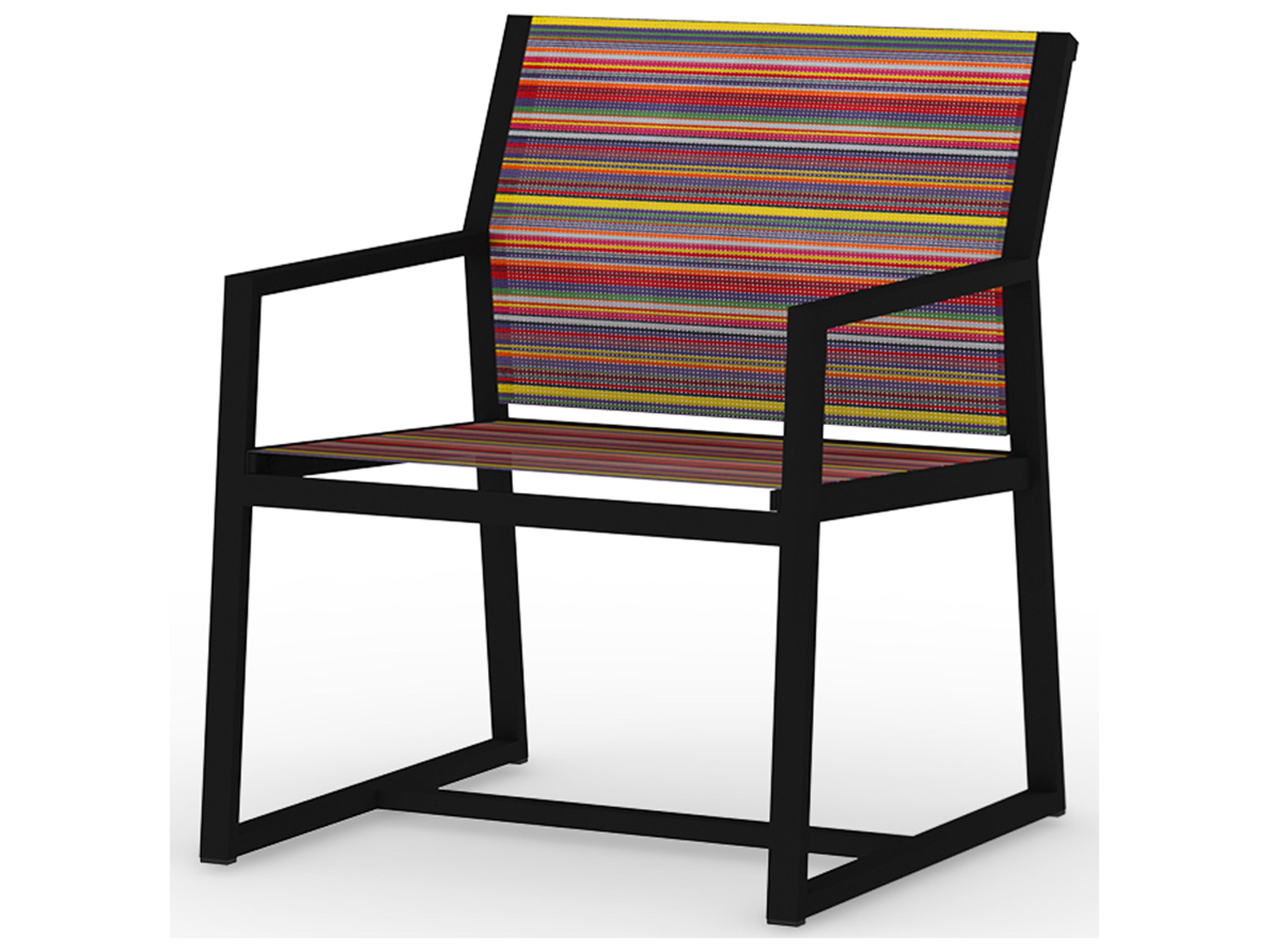MamaGreen Stripe Aluminum Sling Outdoor Lounge Chair