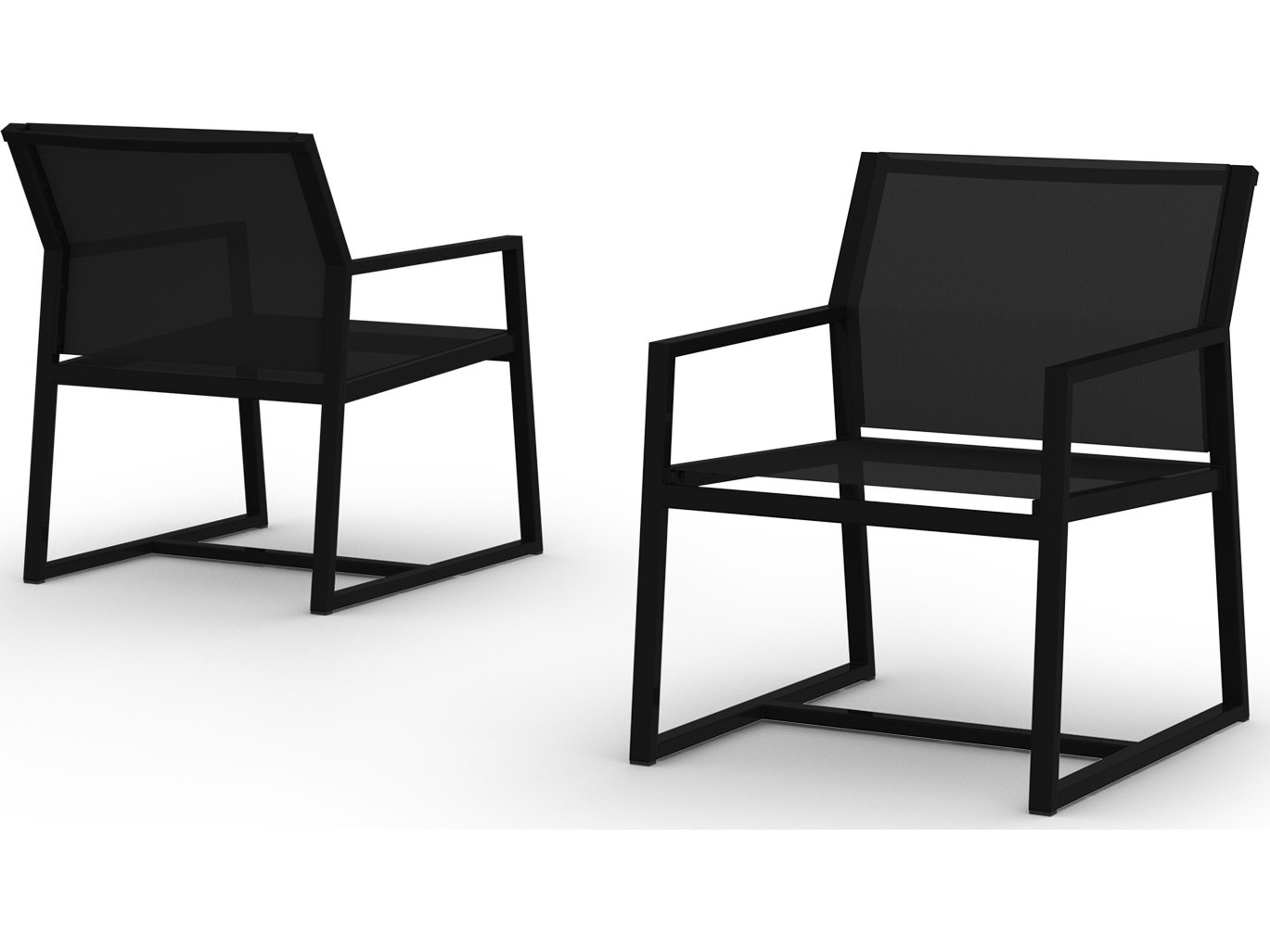 MamaGreen Allux Sling Aluminum Outdoor Patio Dining Arm Chair