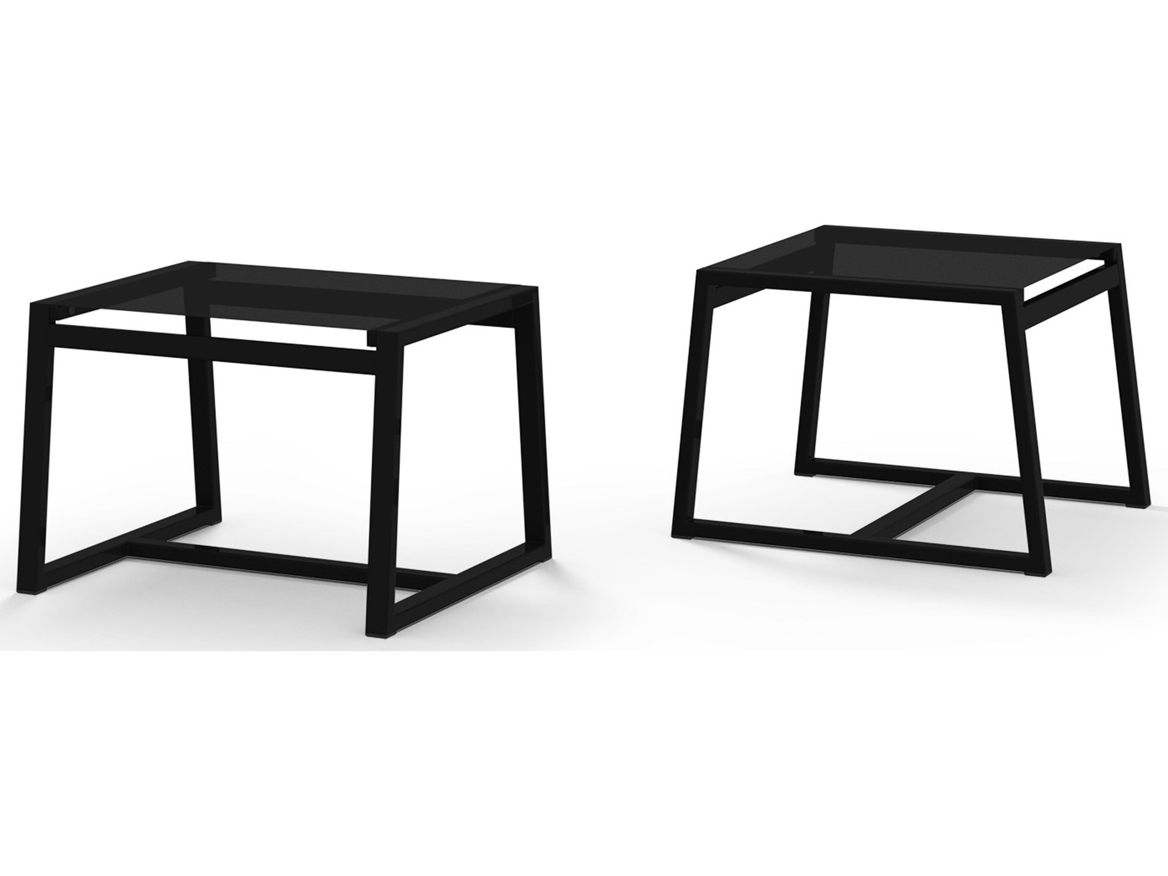 MamaGreen Allux Aluminum Sling Patio Ottoman