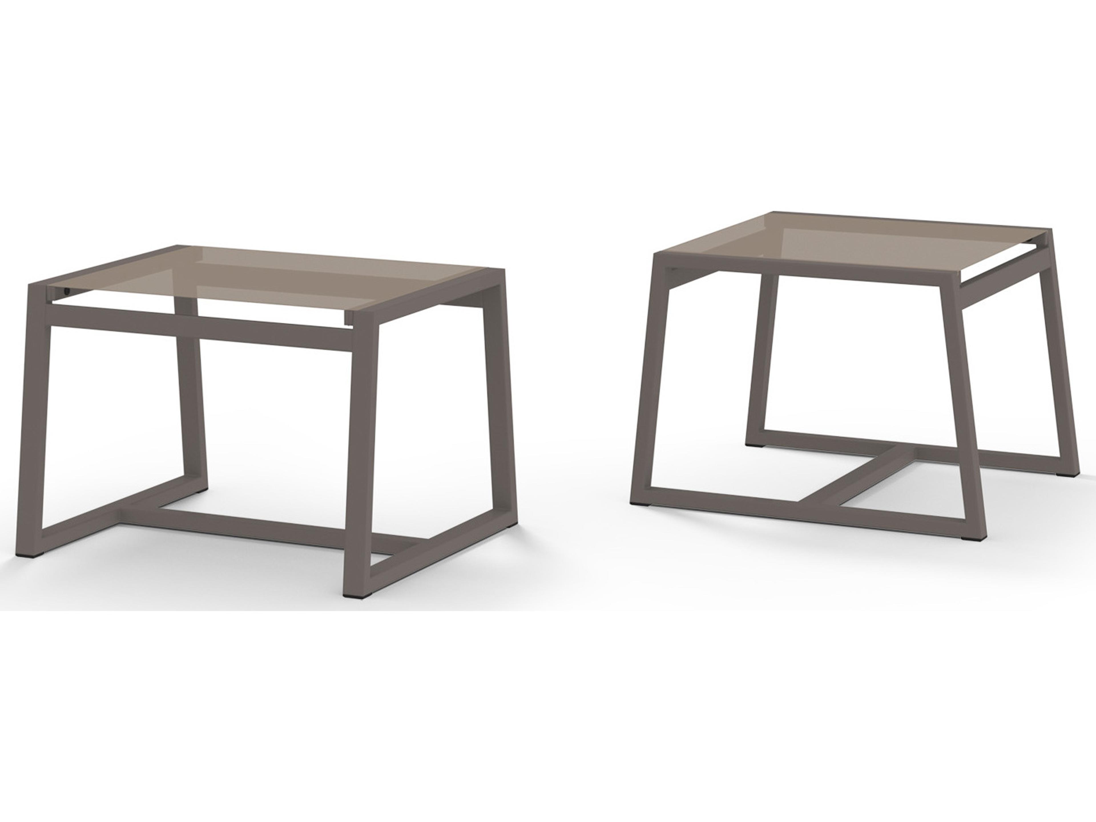 MamaGreen Allux Aluminum Sling Patio Ottoman