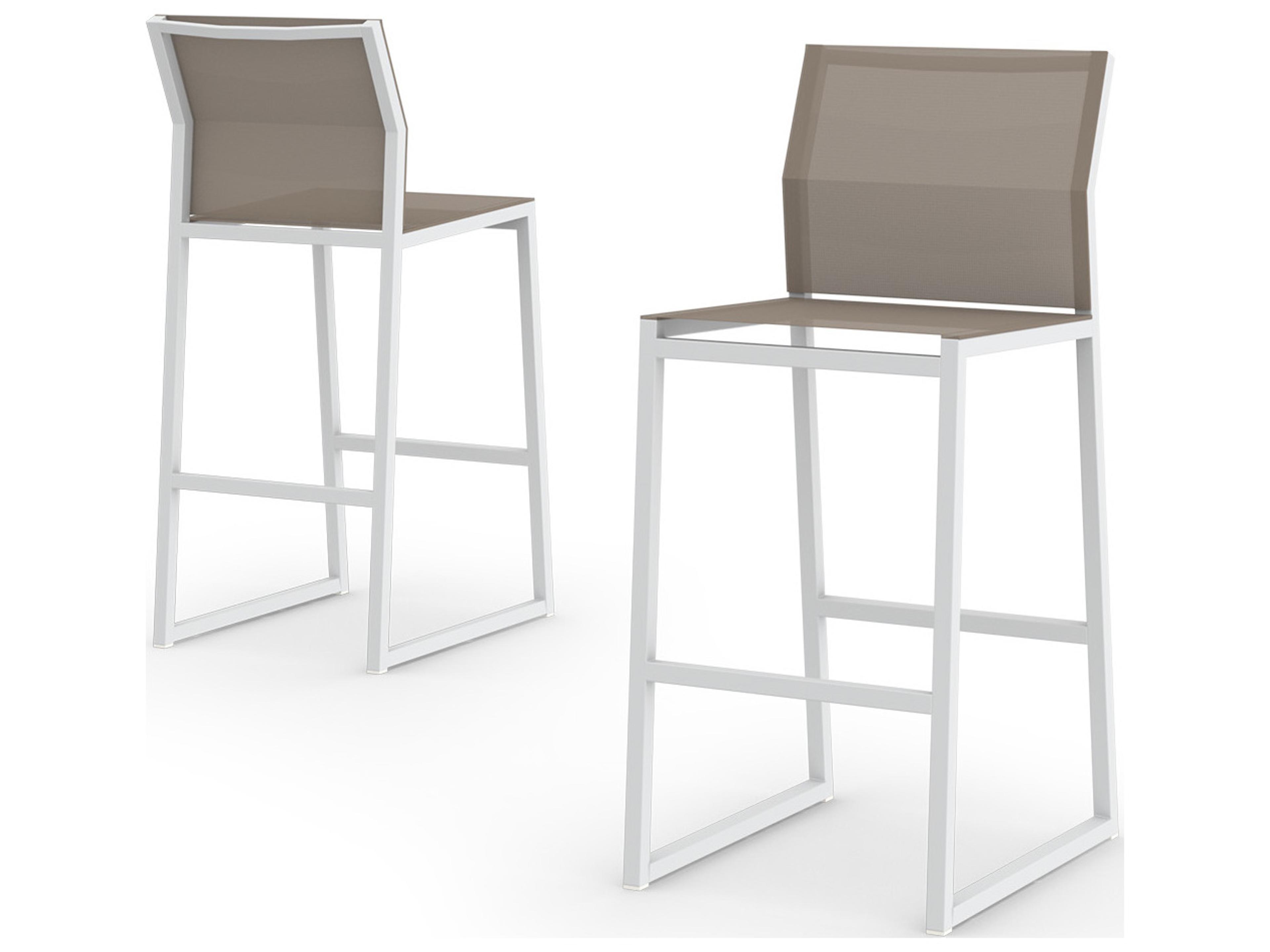 MamaGreen Allux Aluminum Sling Outdoor Patio Bar Stool