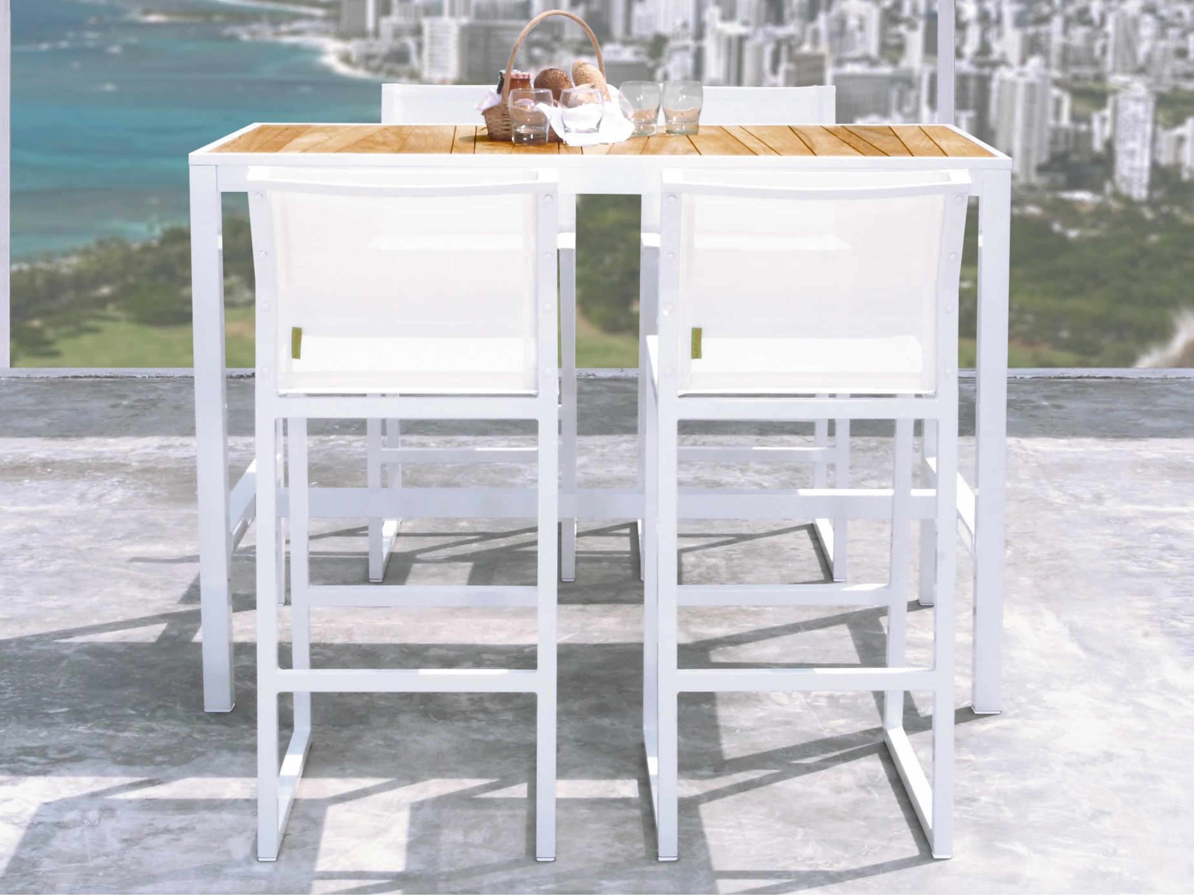 Allux Aluminum Outdoor Patio Dining Set