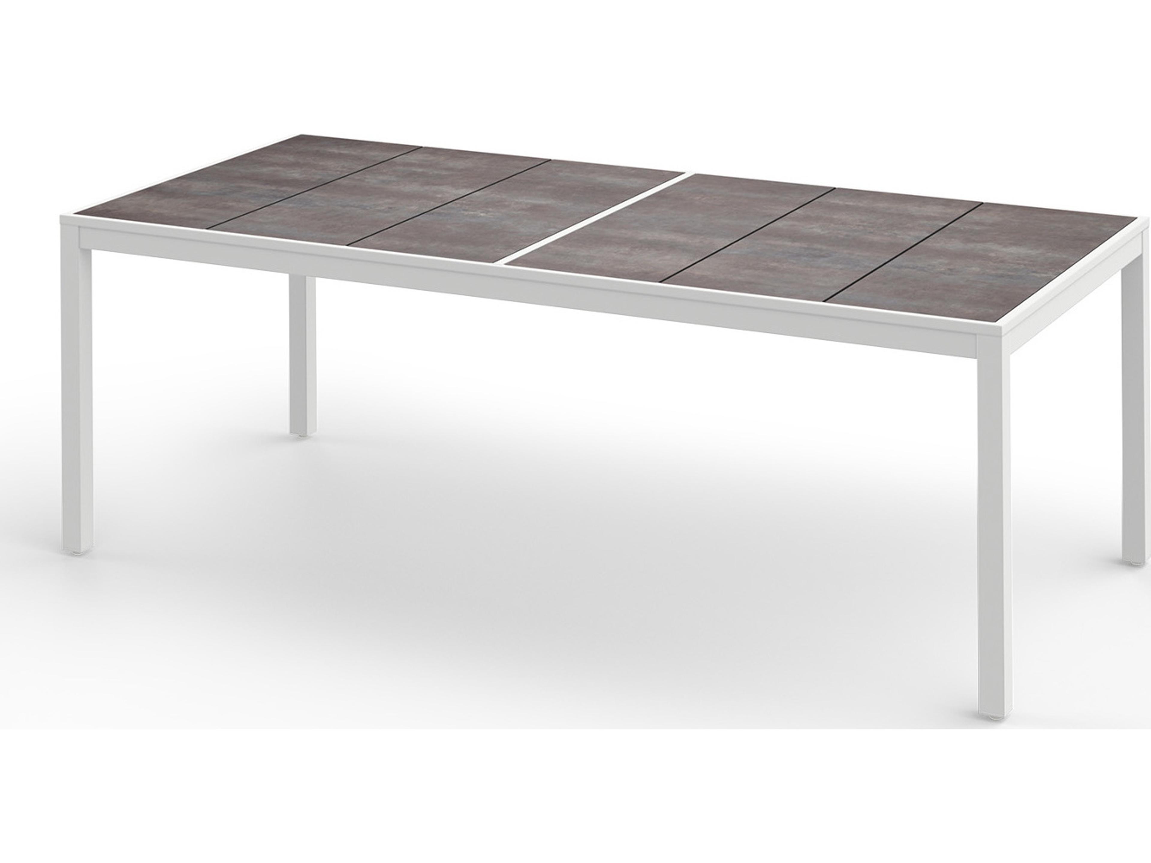 MamaGreen Allux Aluminum Rectangular Outdoor Dining Table