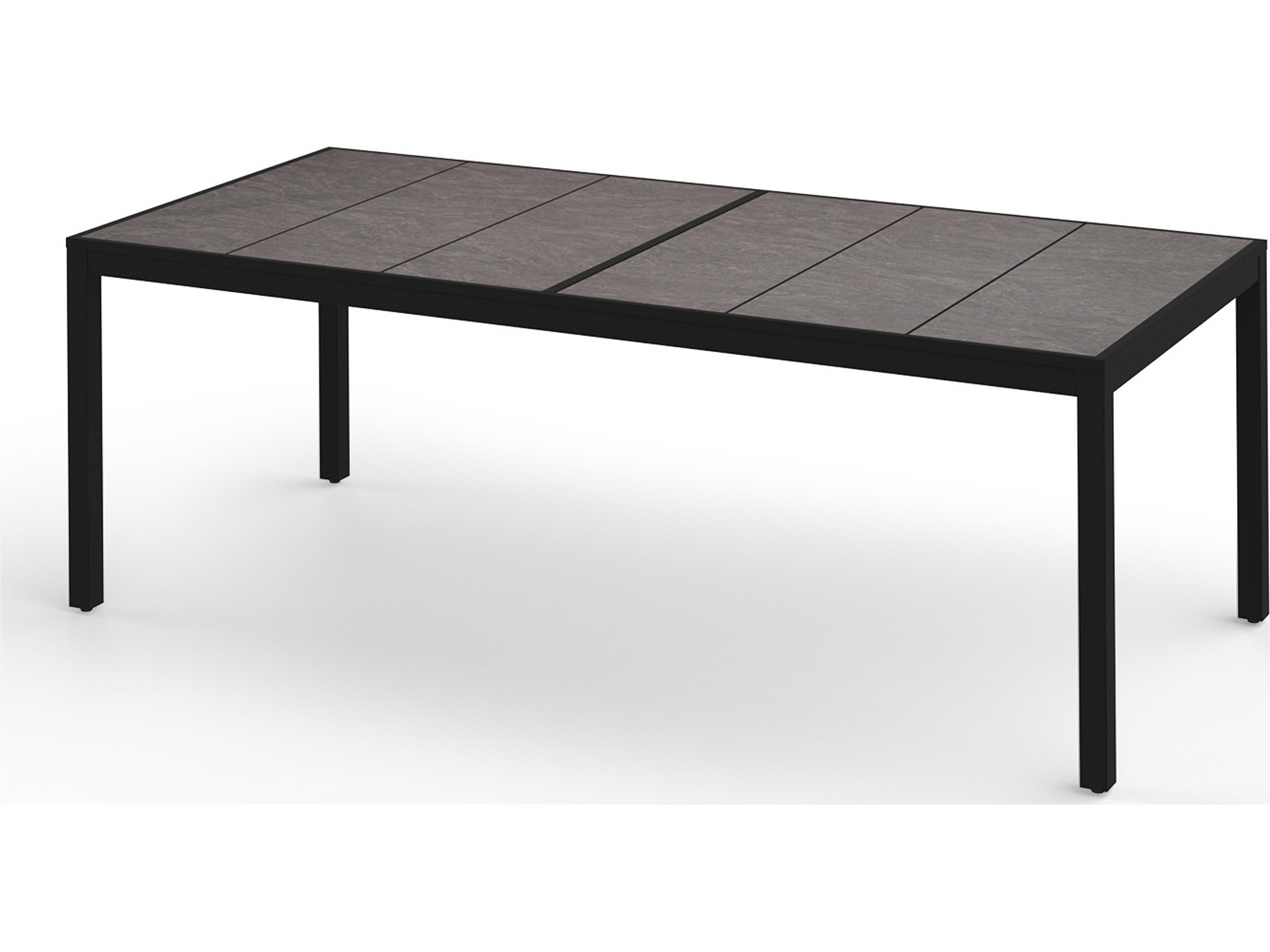 MamaGreen Allux Aluminum Rectangular Outdoor Dining Table