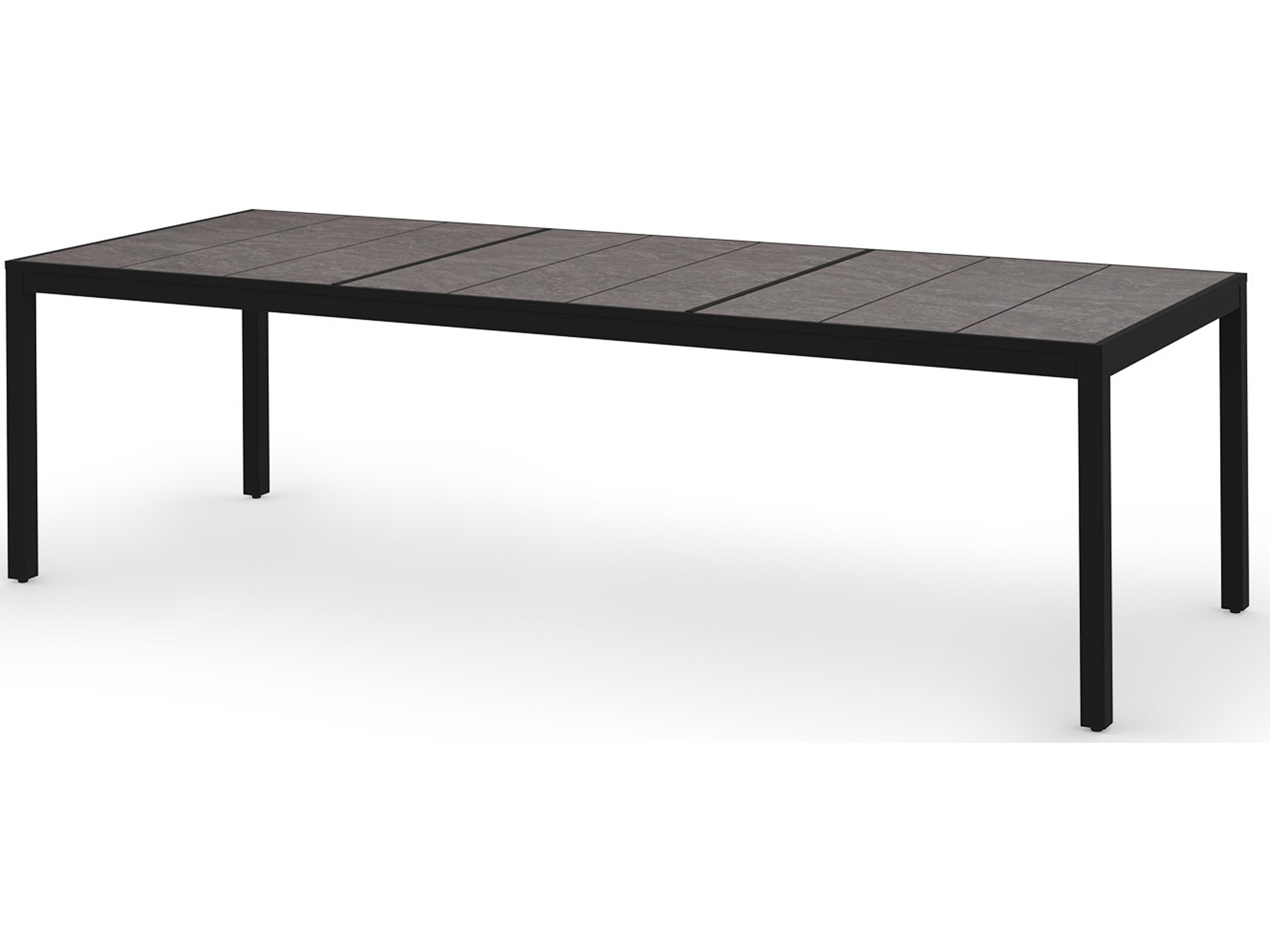 MamaGreen Allux Aluminum Rectangular Outdoor Patio Dining Table