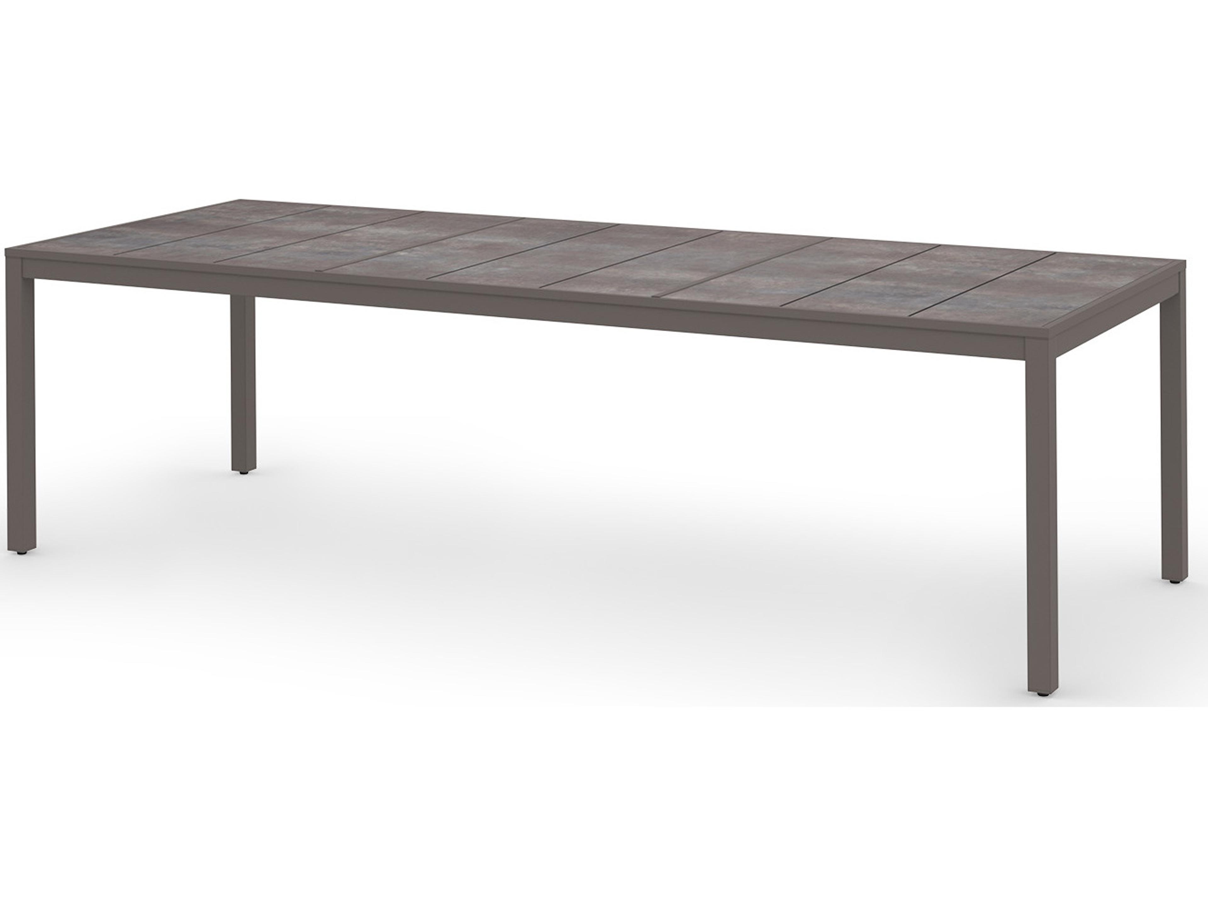 MamaGreen Allux Aluminum Rectangular Outdoor Patio Dining Table