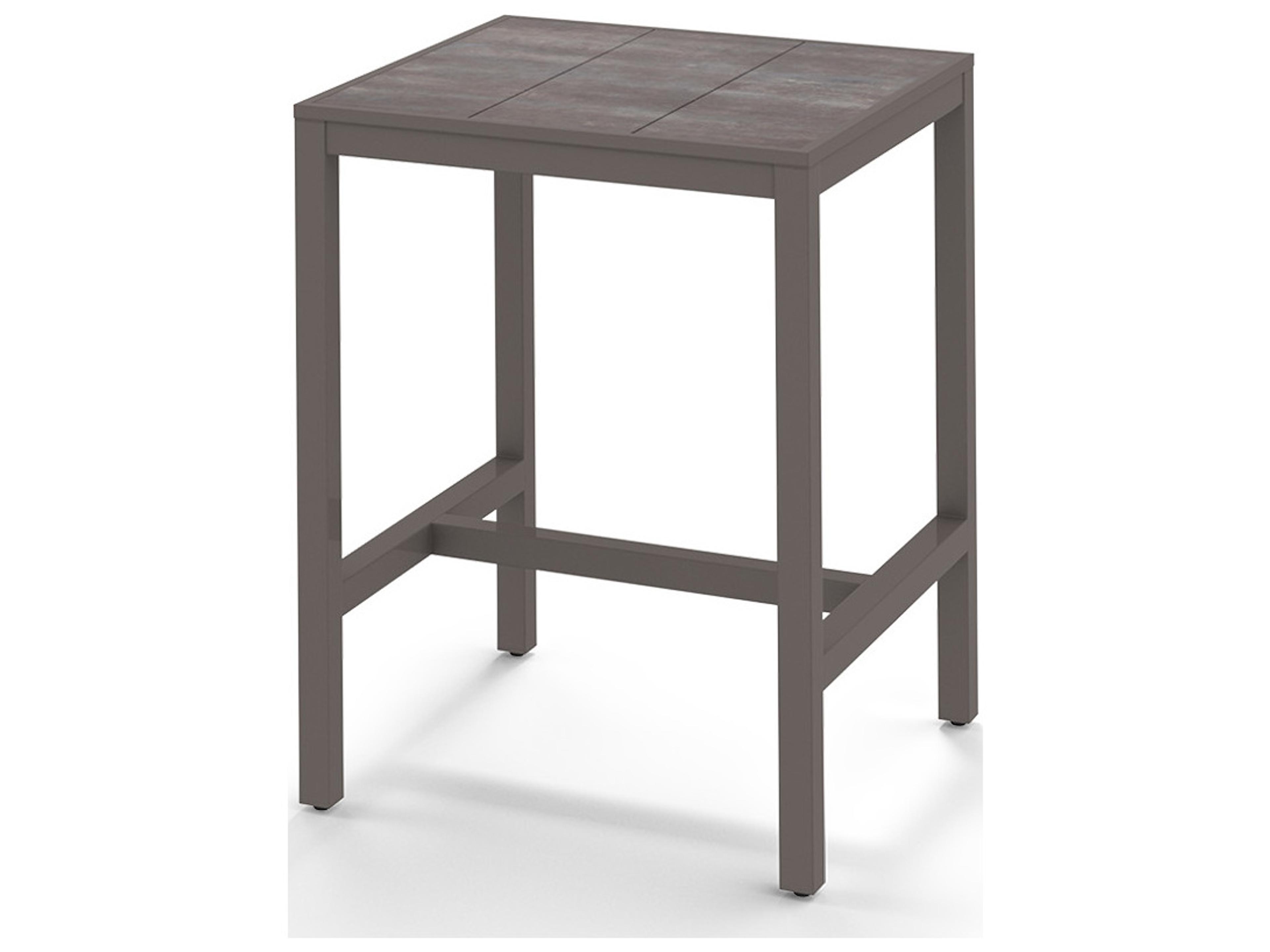 MamaGreen Allux Aluminum Square Patio Bar Table