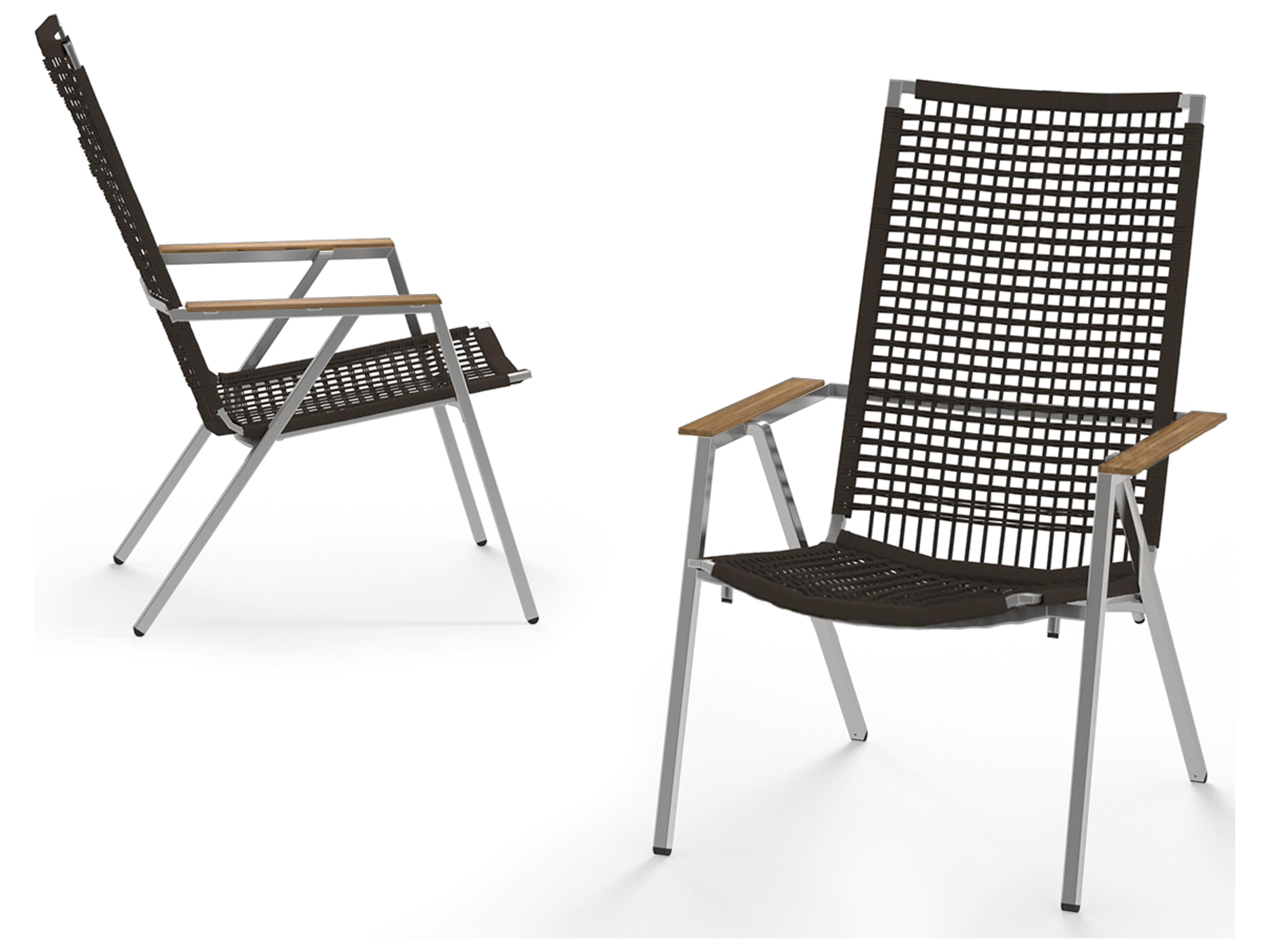 MamaGreen Olaf Stainless Steel Wicker Easy Outdoor Lounge Chair