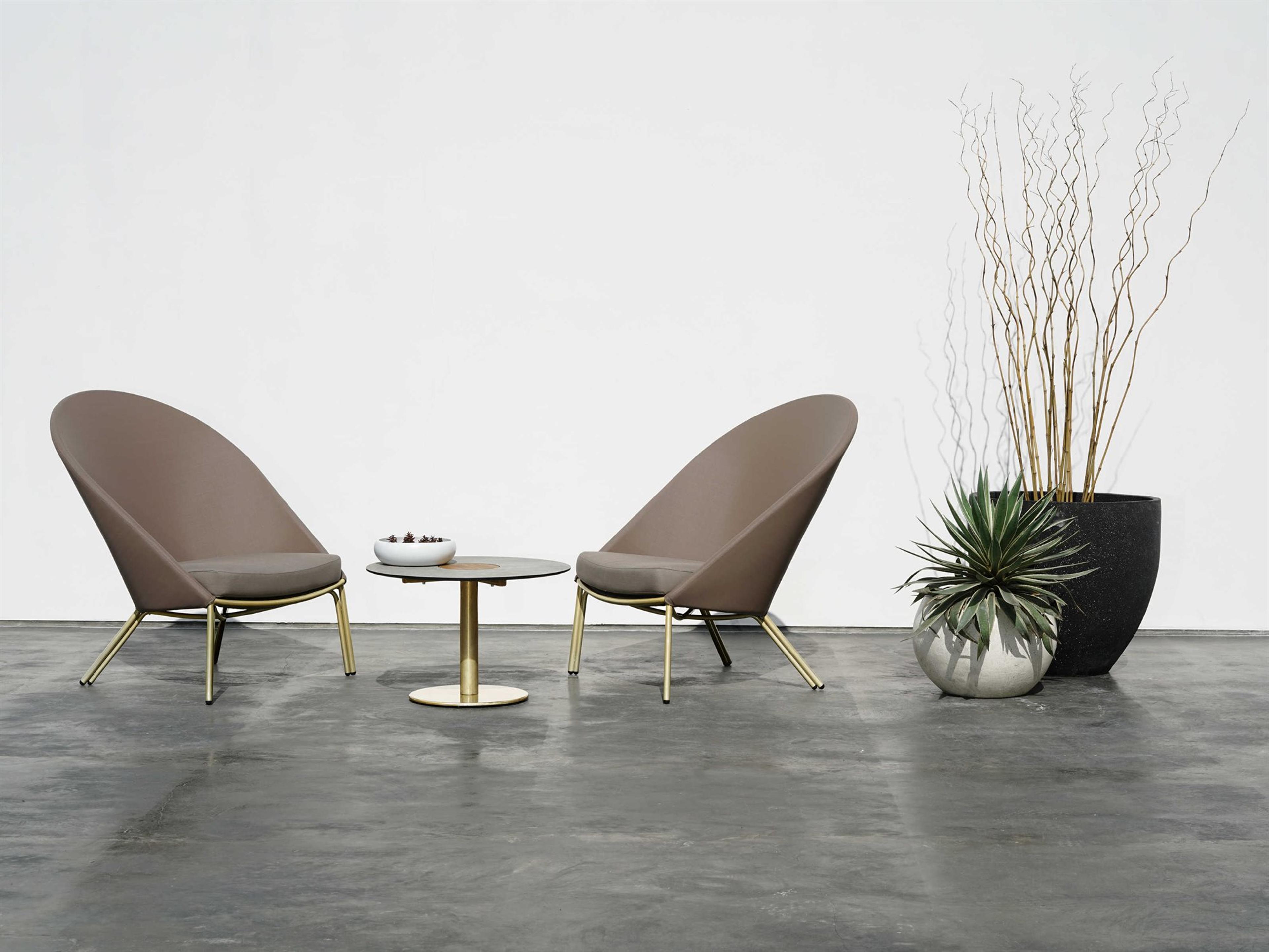 Zupy Aluminum Cushion Patio Lounge Set