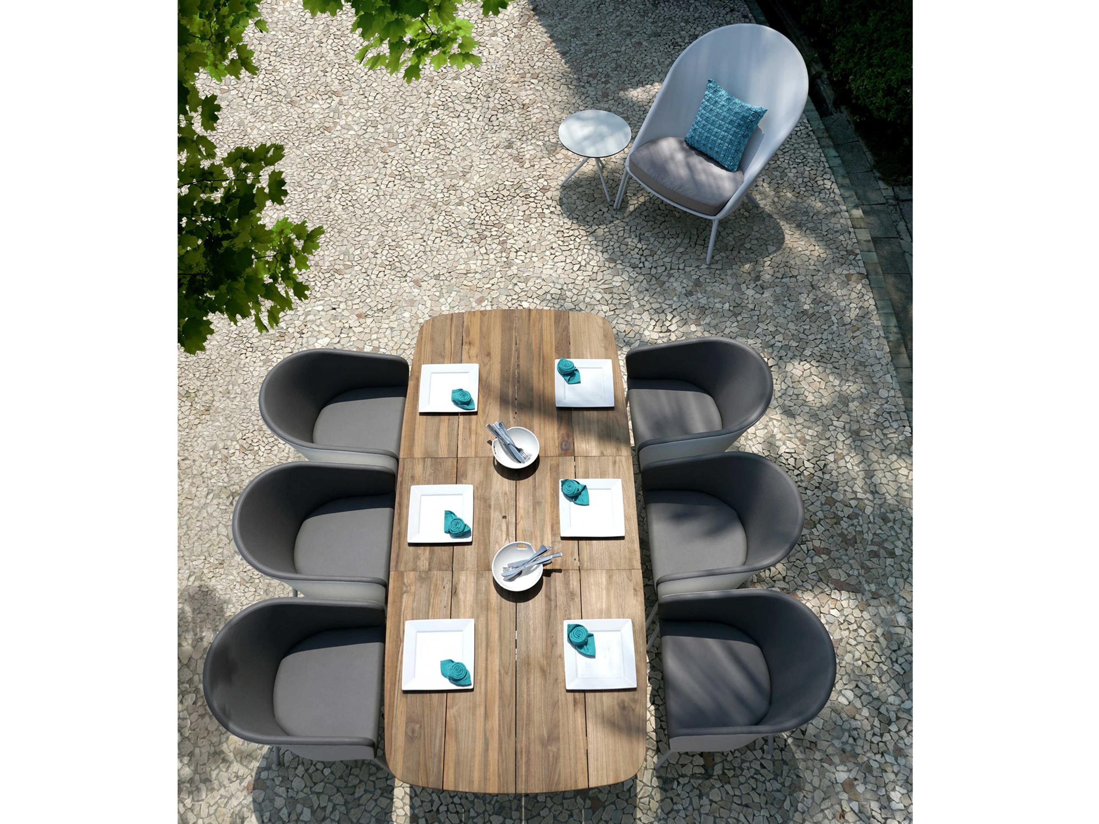 Zupy Aluminum Outdoor Patio Dining Set